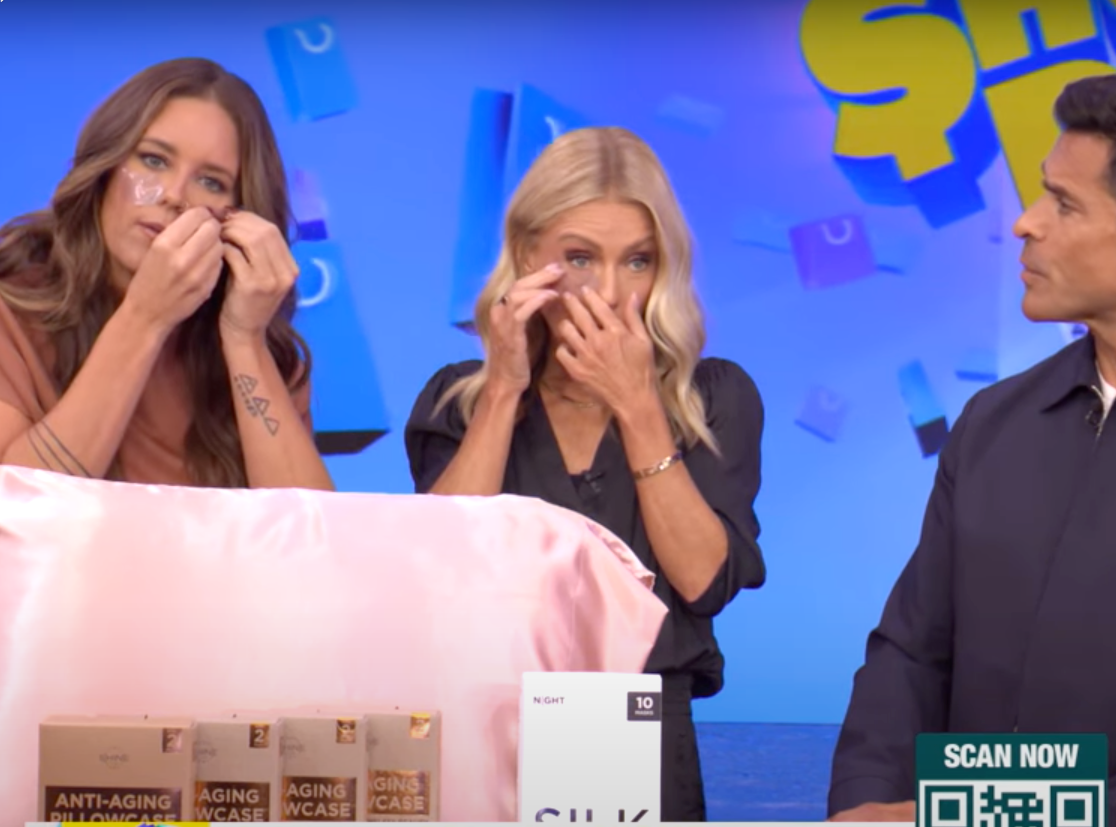 NIGHT eye patches featured on LIVE with Kelly and Mark