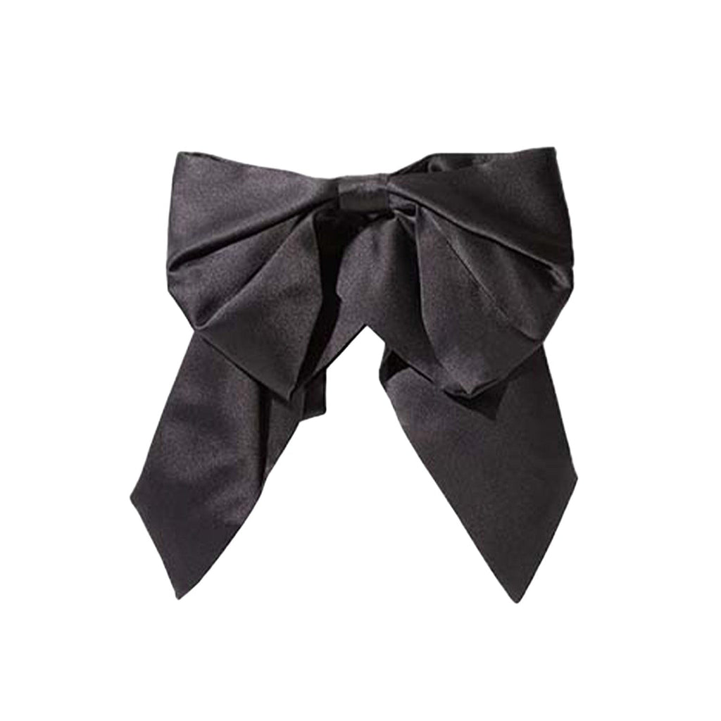 limited edition black TriSilk everyday 8in bow