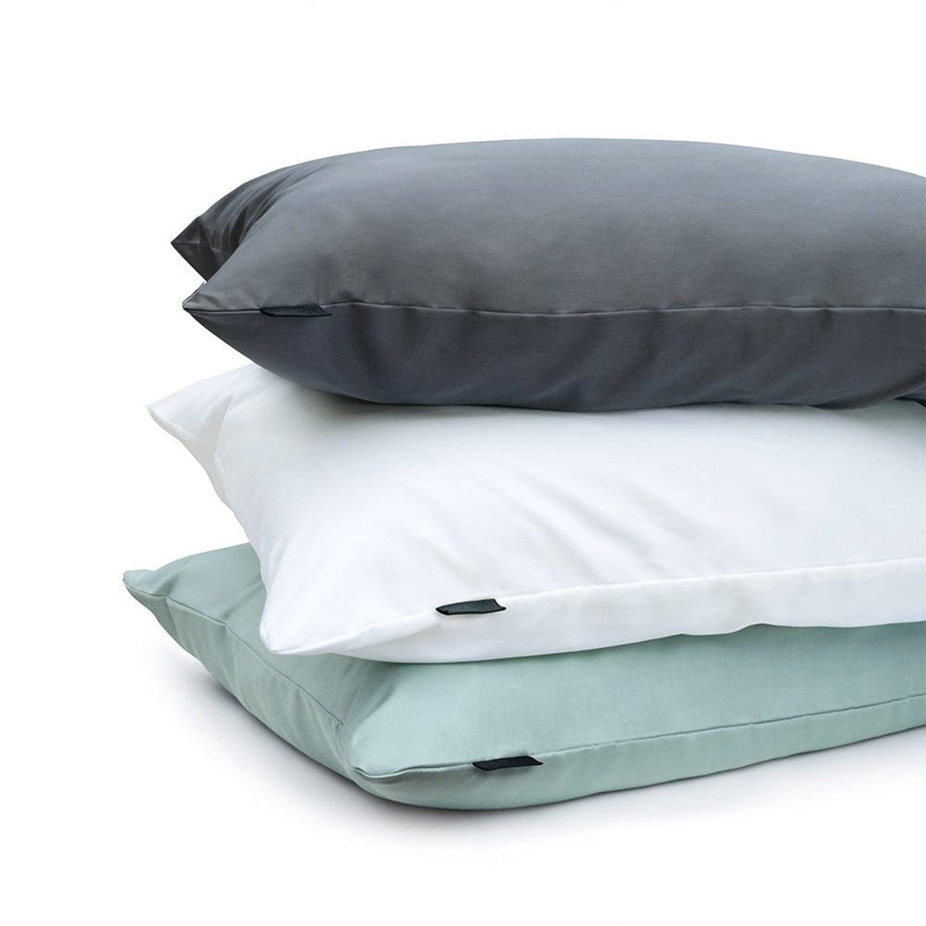 3 colors of chill pillows stacked on each other