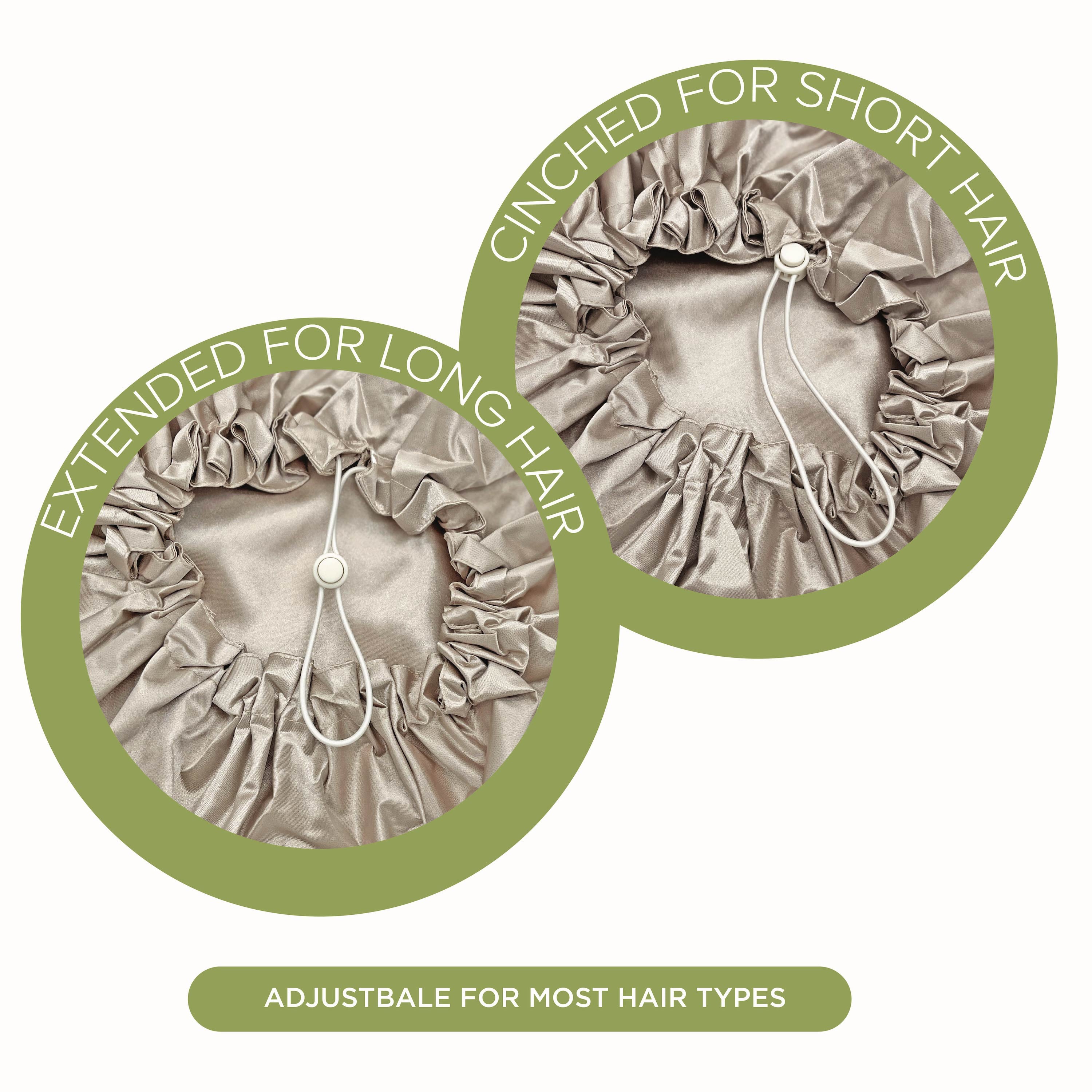 MEND Shower Cap Satin Shower Cap