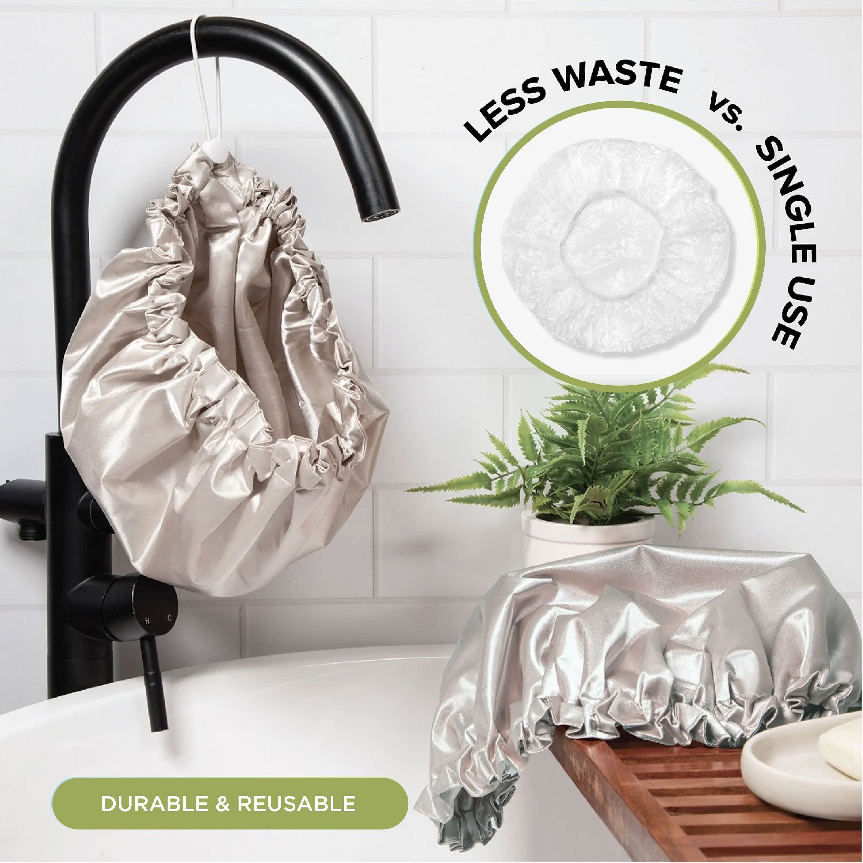 MEND Shower Cap Satin Shower Cap