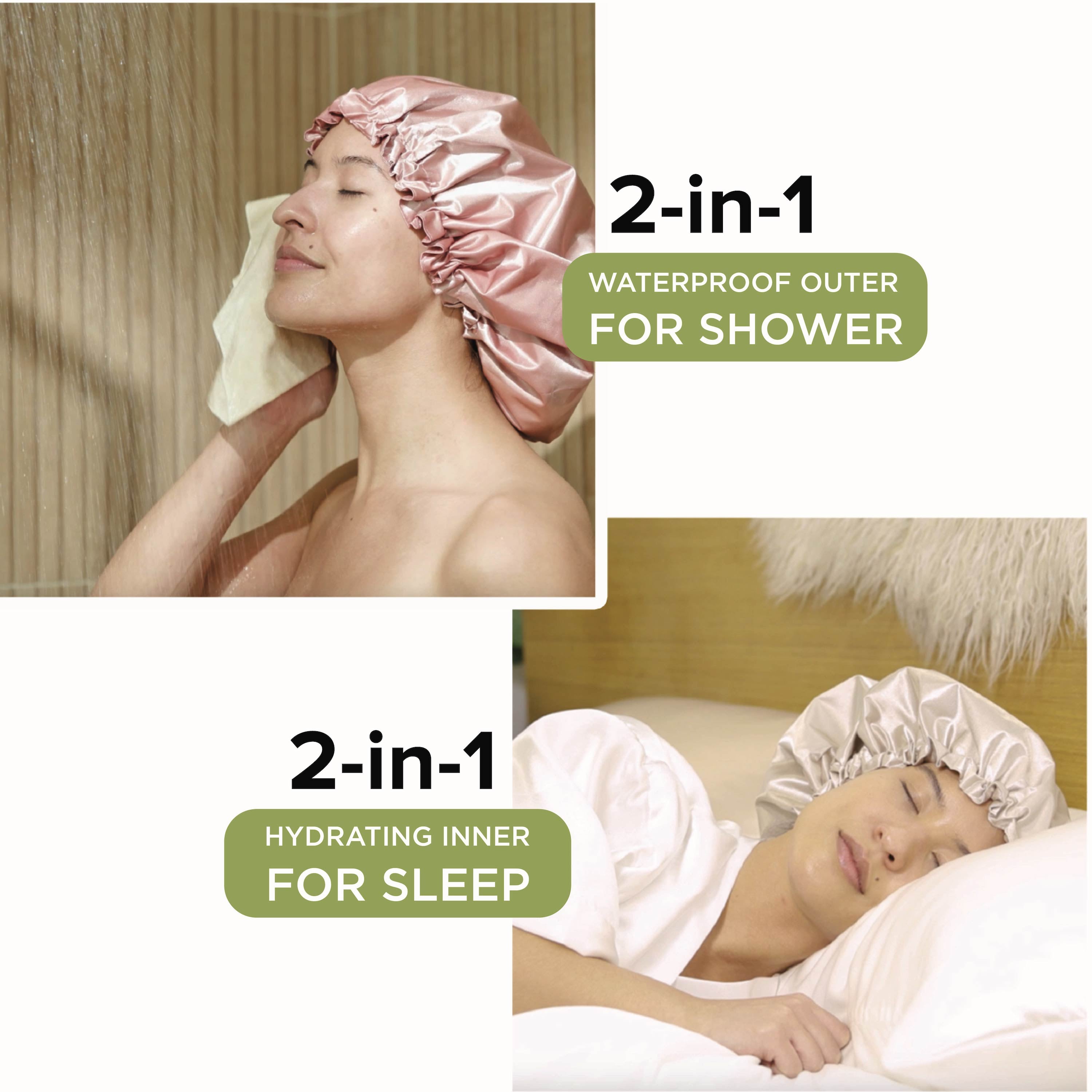 MEND Shower Cap Satin Shower Cap