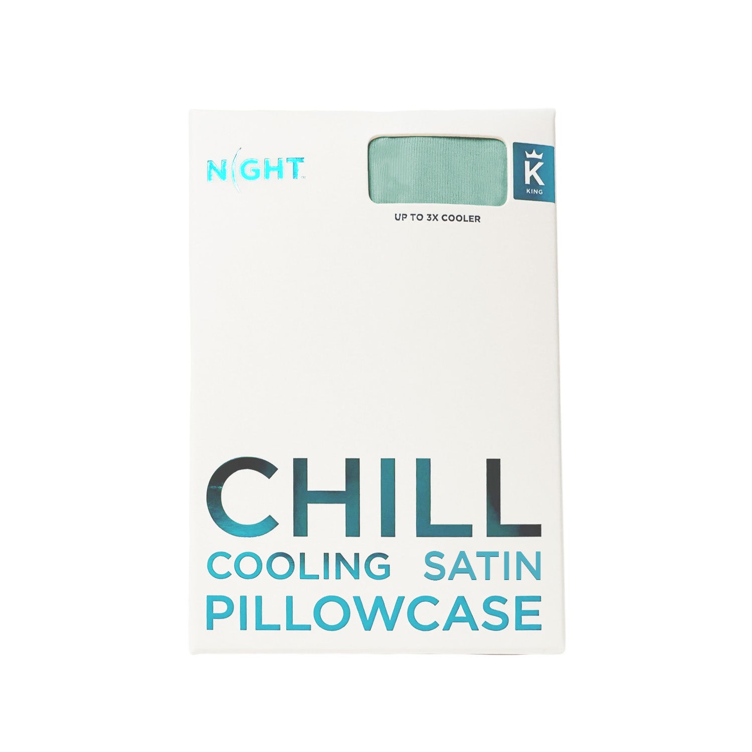 NIGHT Duplicate Chill Cooling Satin Pillowcase