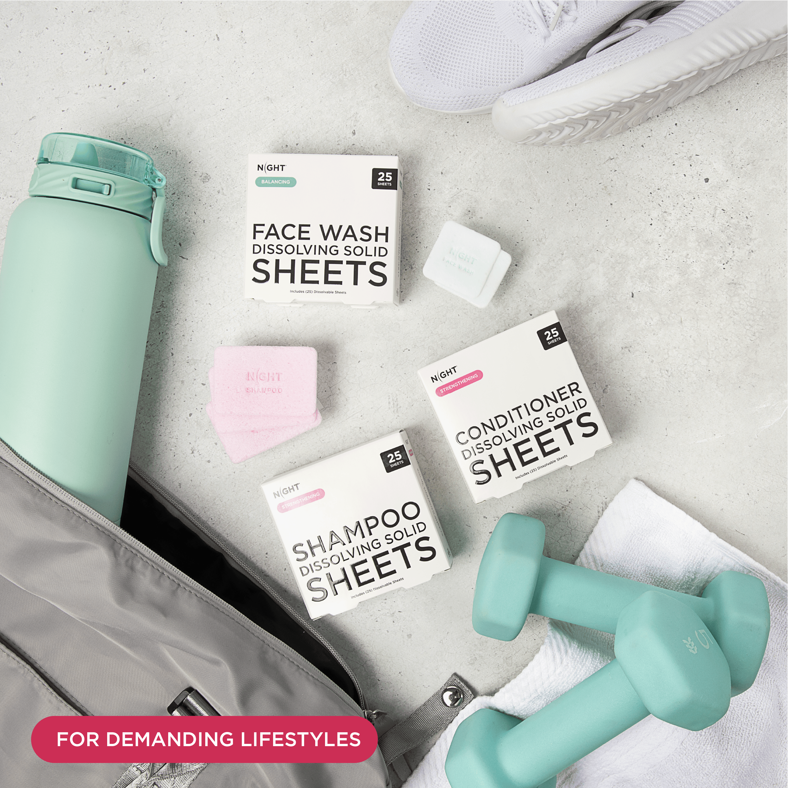 NIGHT Duplicate Magic Conditioner Sheets, Instantly Dissolves