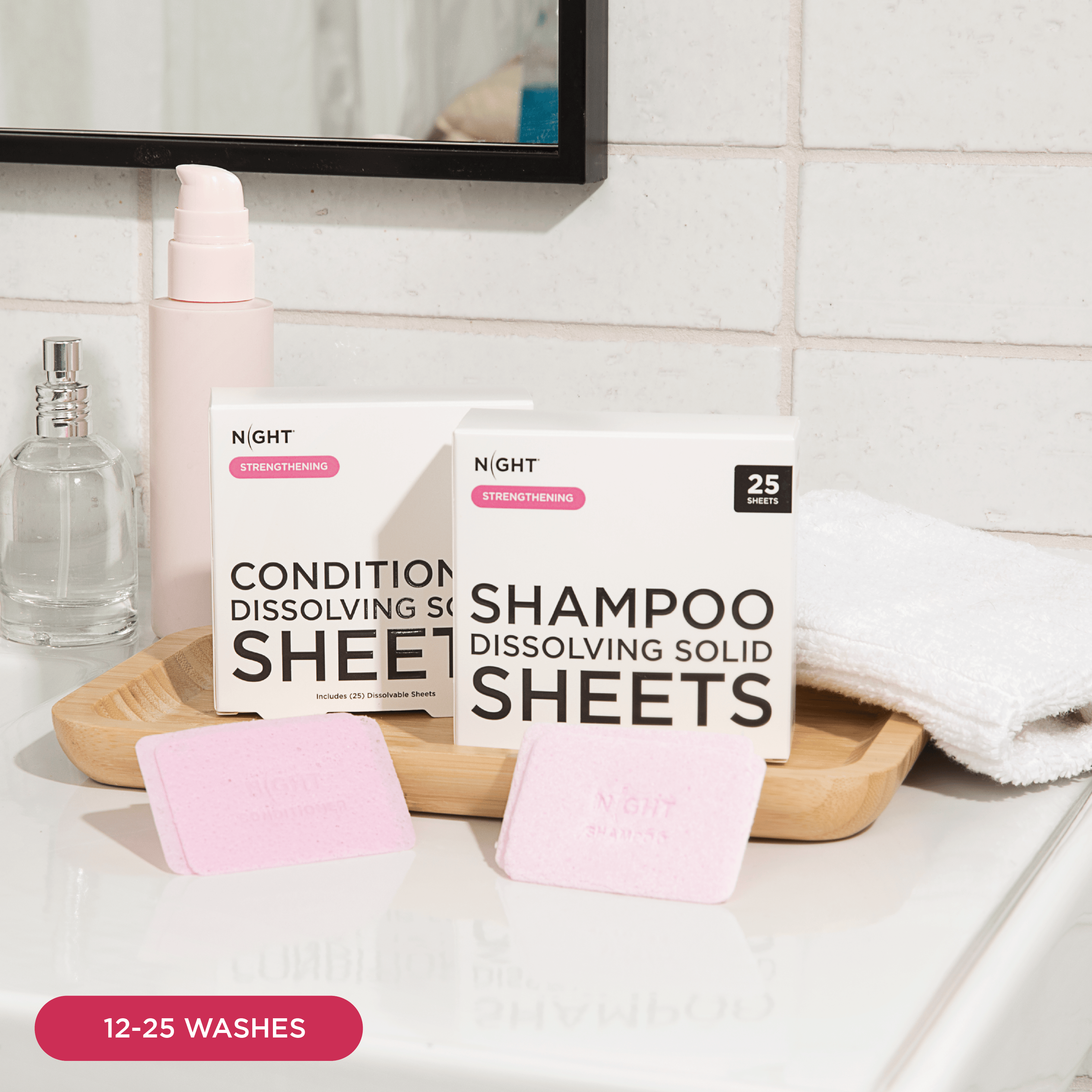 NIGHT Duplicate Magic Conditioner Sheets, Instantly Dissolves