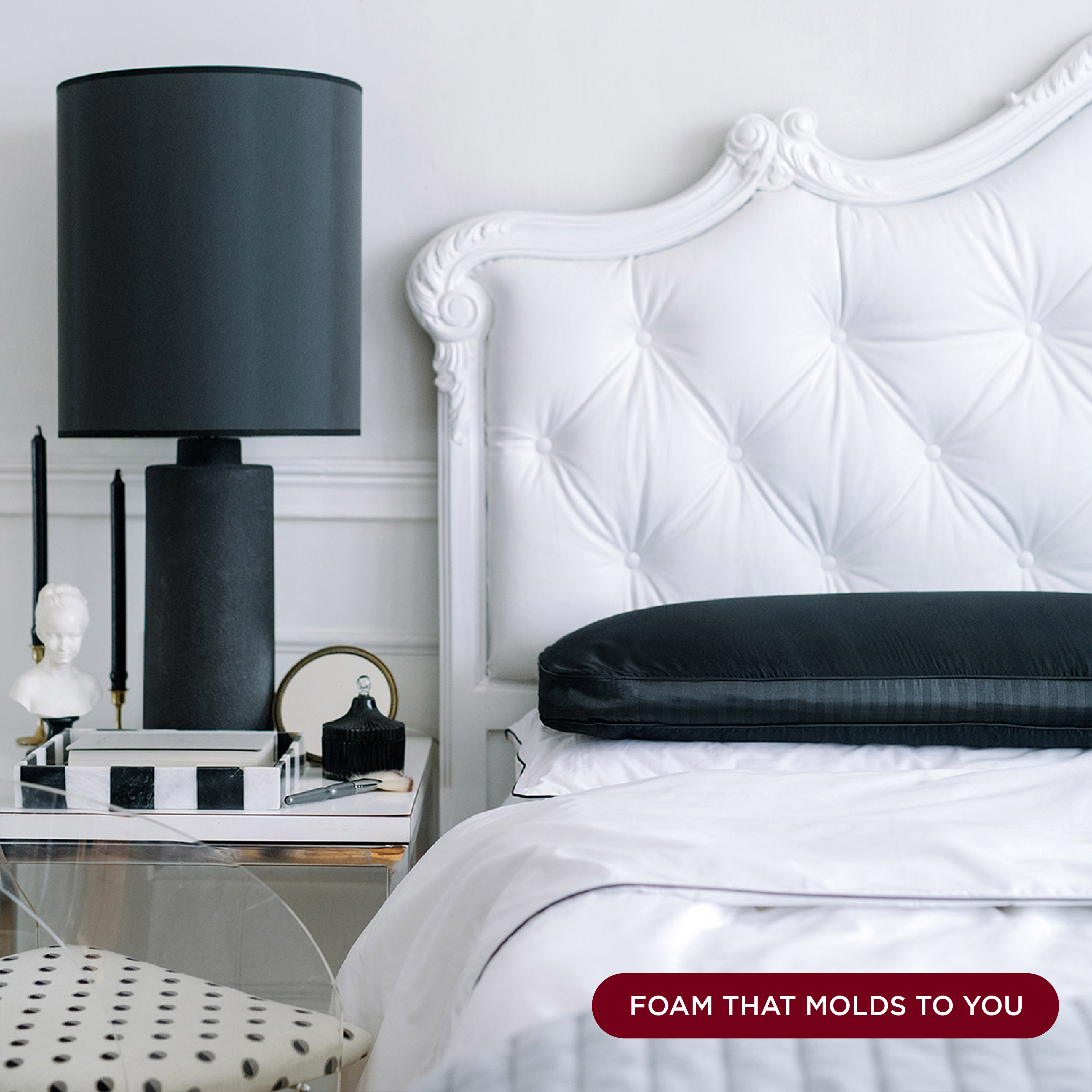 NIGHT Duplicate Silk Airlight Foam NIGHT Pillow