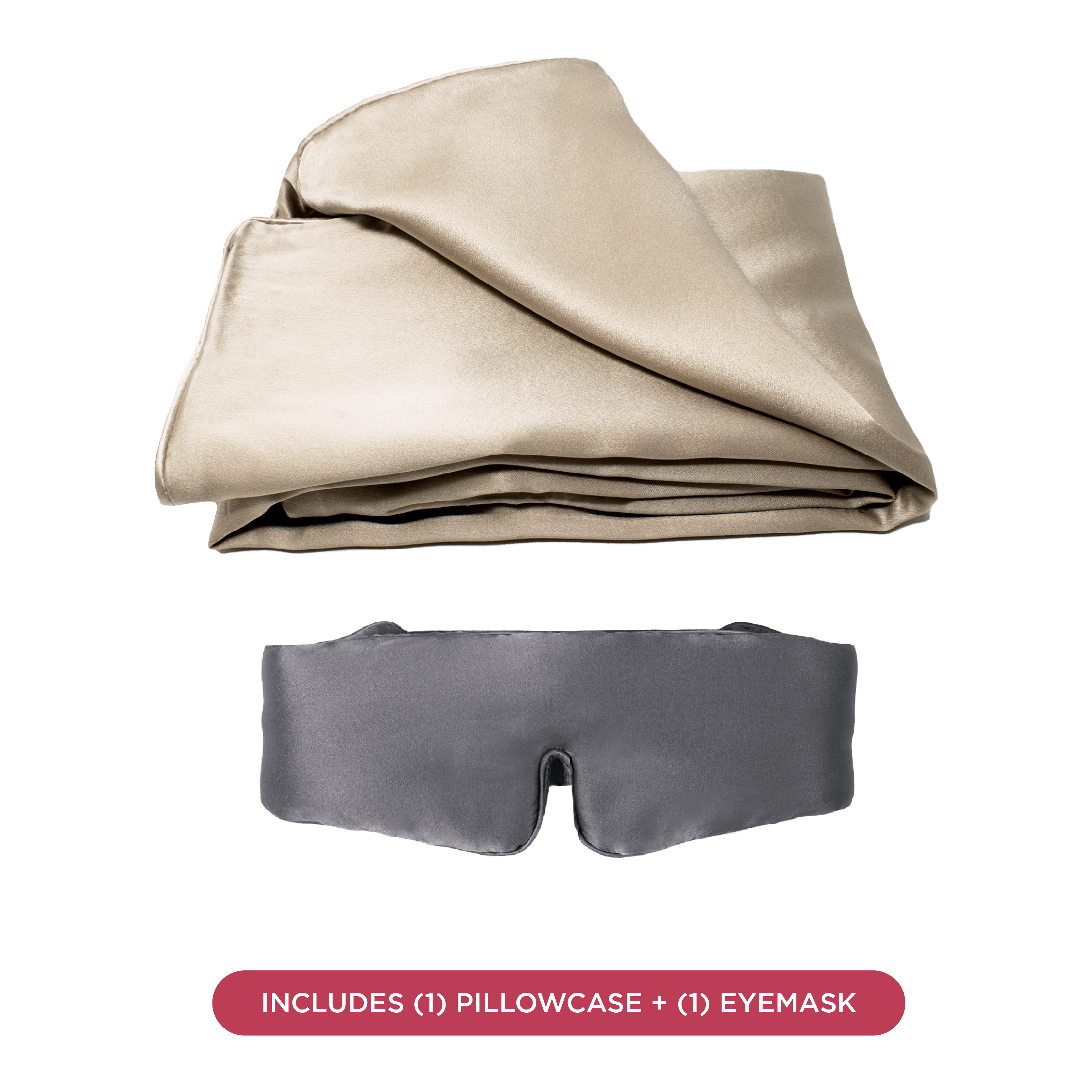 NIGHT Duplicate Silk Sleep Set, Pillowcase & Eyemask