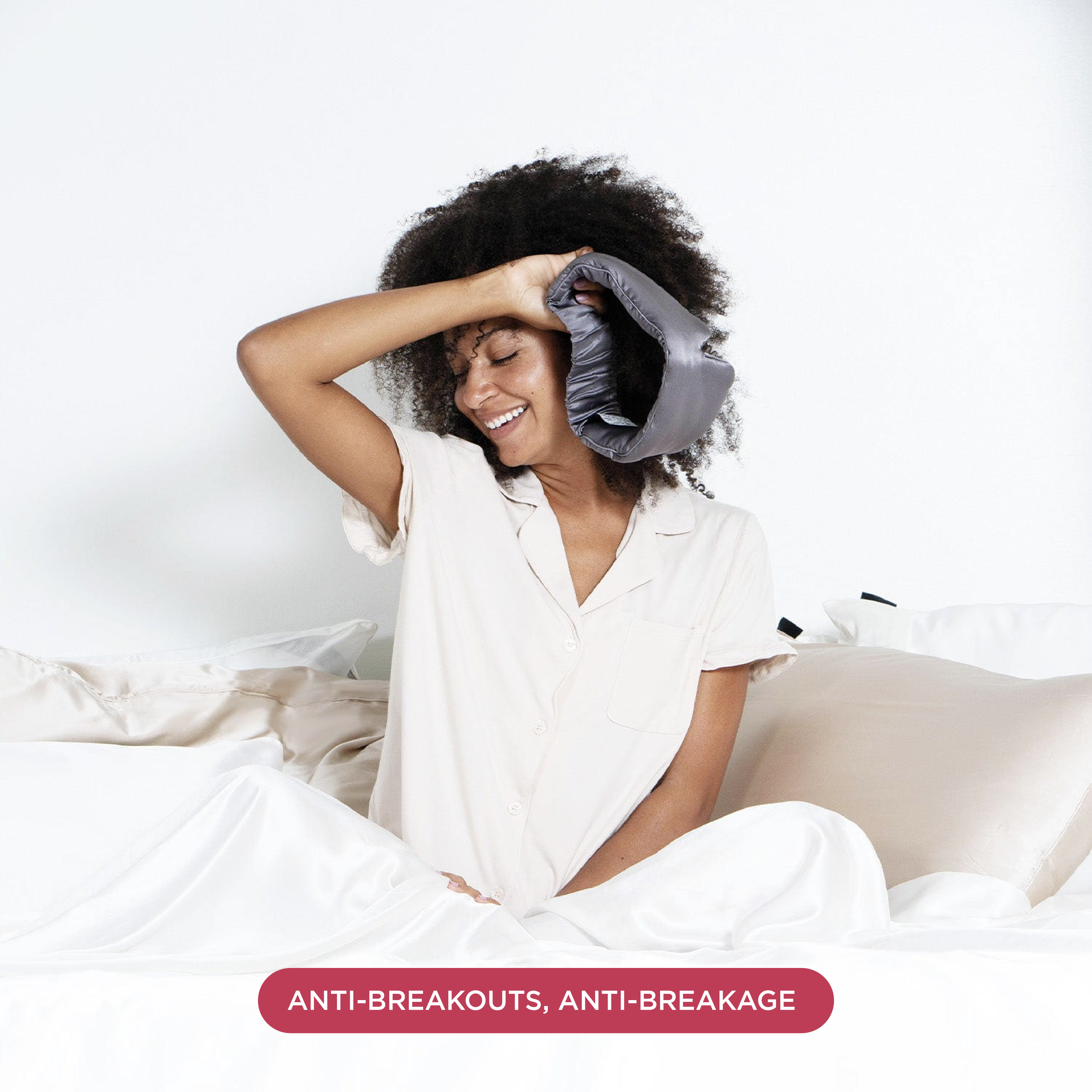 NIGHT Duplicate Silk Sleep Set, Pillowcase & Eyemask