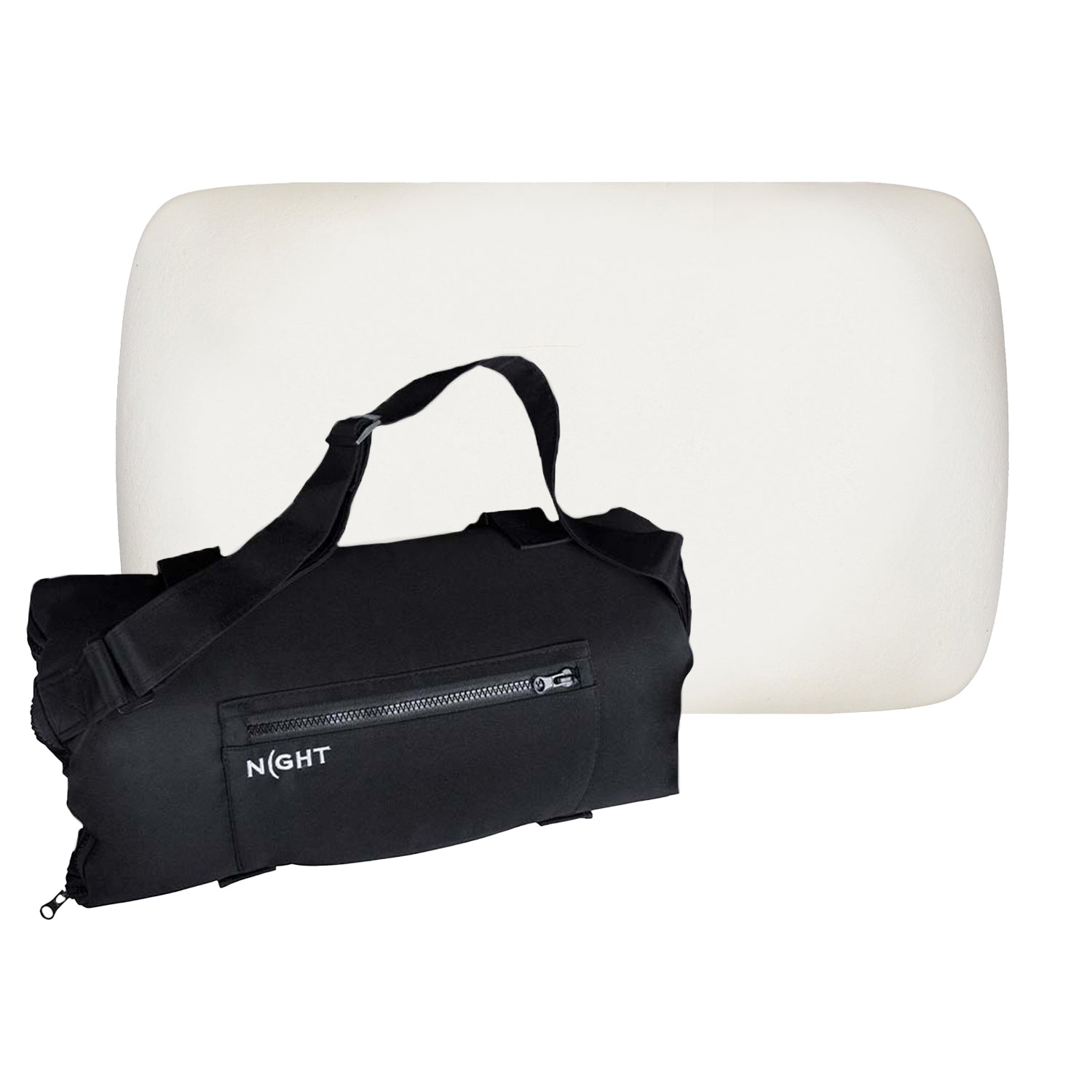 NIGHT Foam Pillow Standard\Queen / Pillow + Travel Compression Case Pillow, Airlight Memory Foam