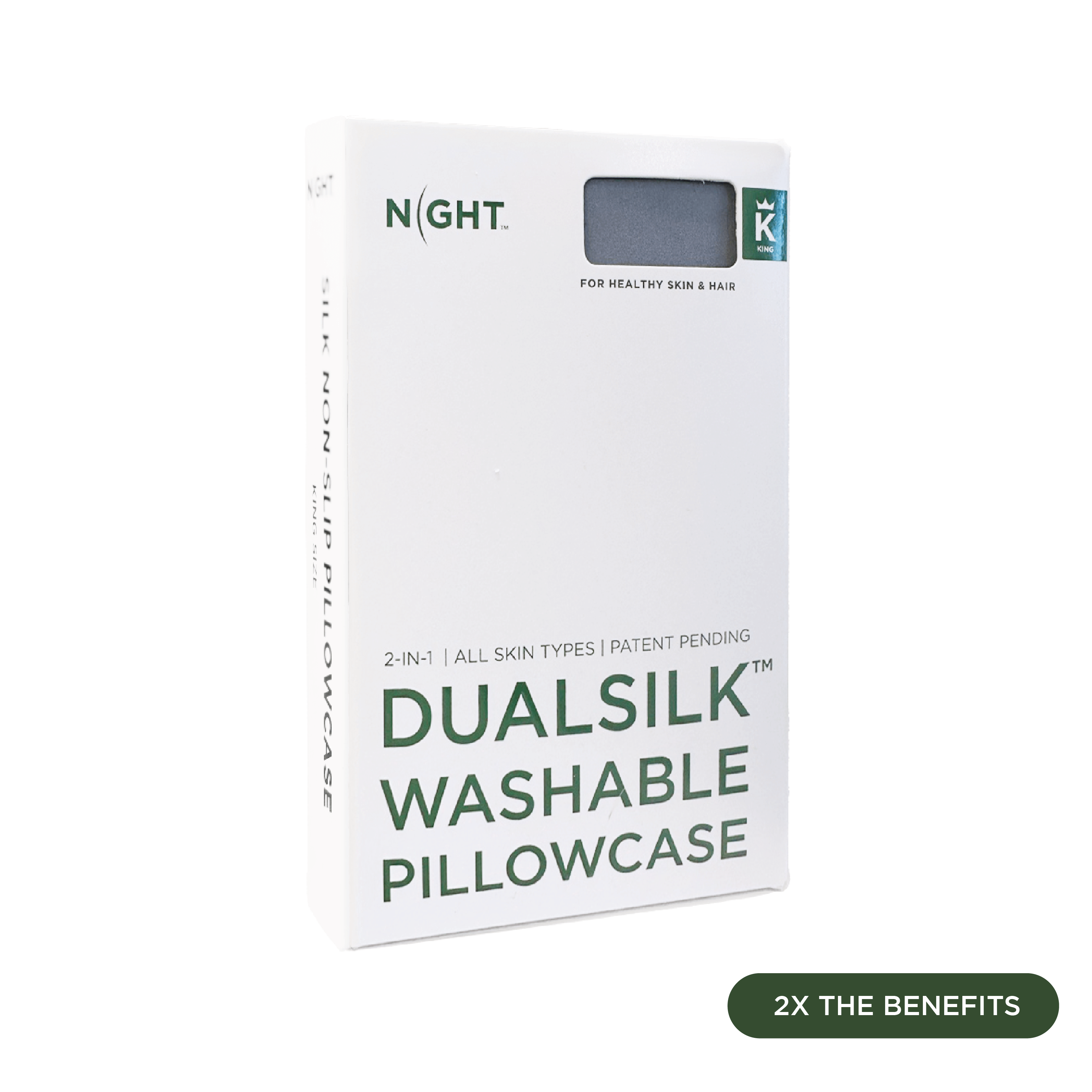 NIGHT PC Dual DualSilk® Washable Pillowcase