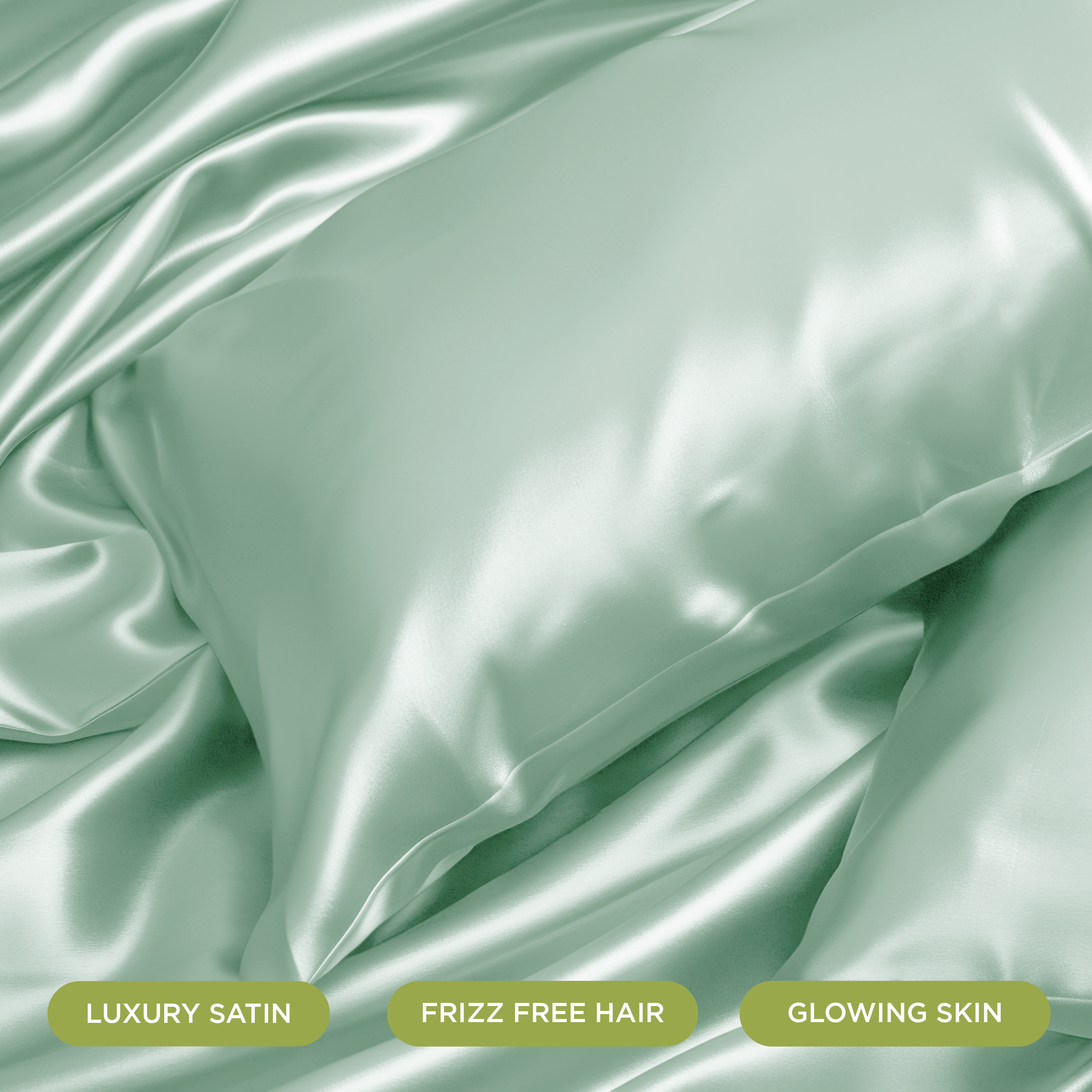 NIGHT PC Satin Satin Pillowcase