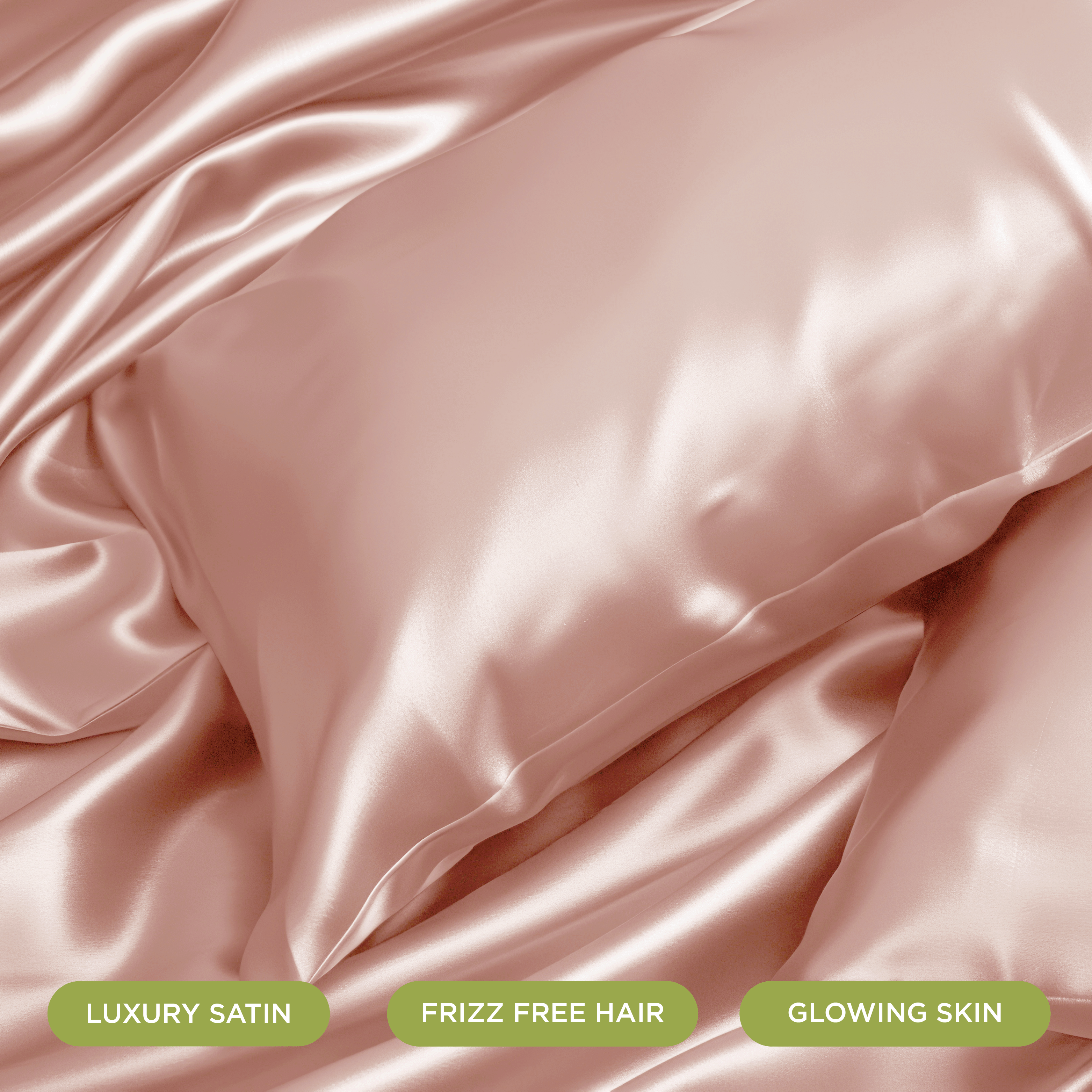 NIGHT PC Satin Satin Pillowcase