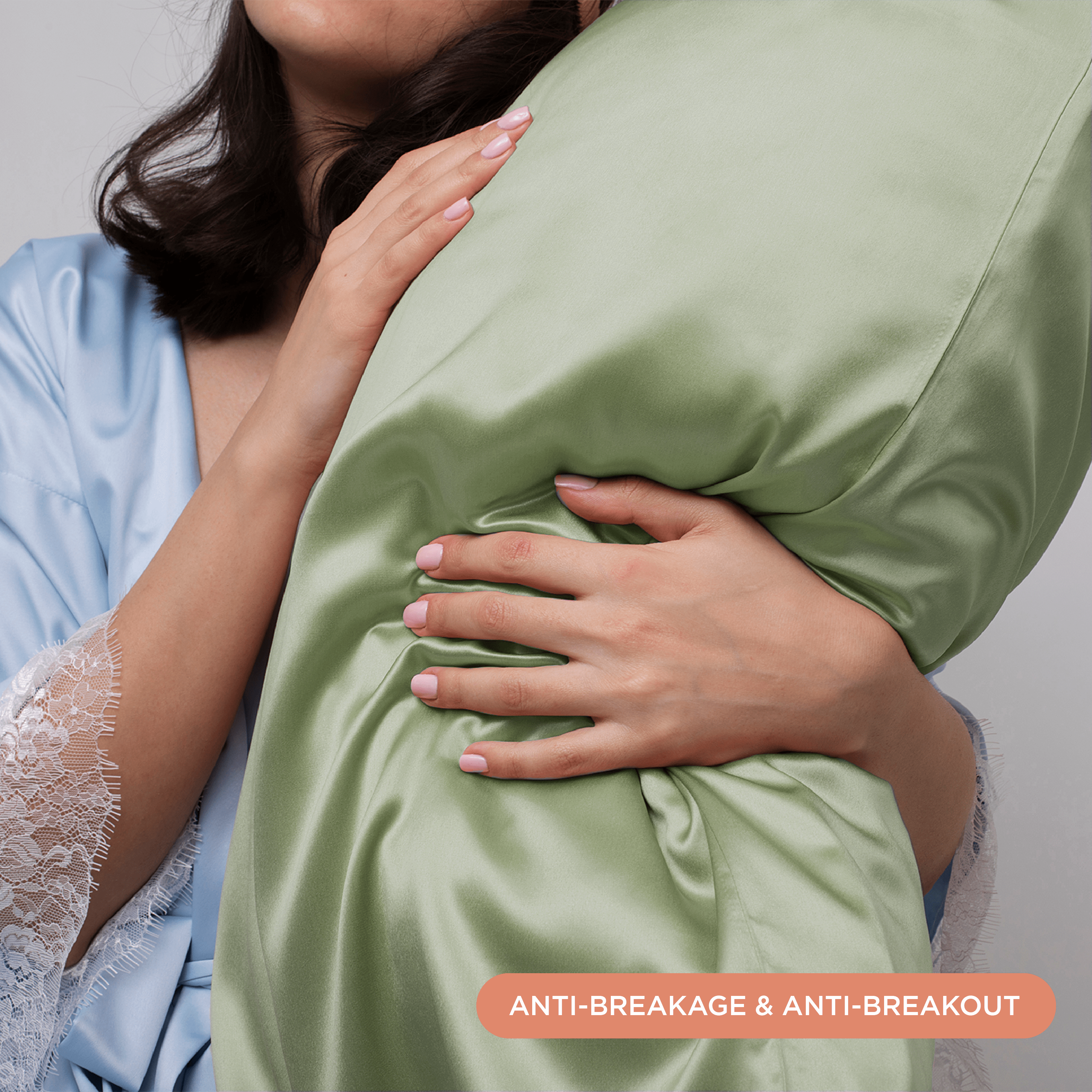 NIGHT PC Satin Satin Washable Pillowcase