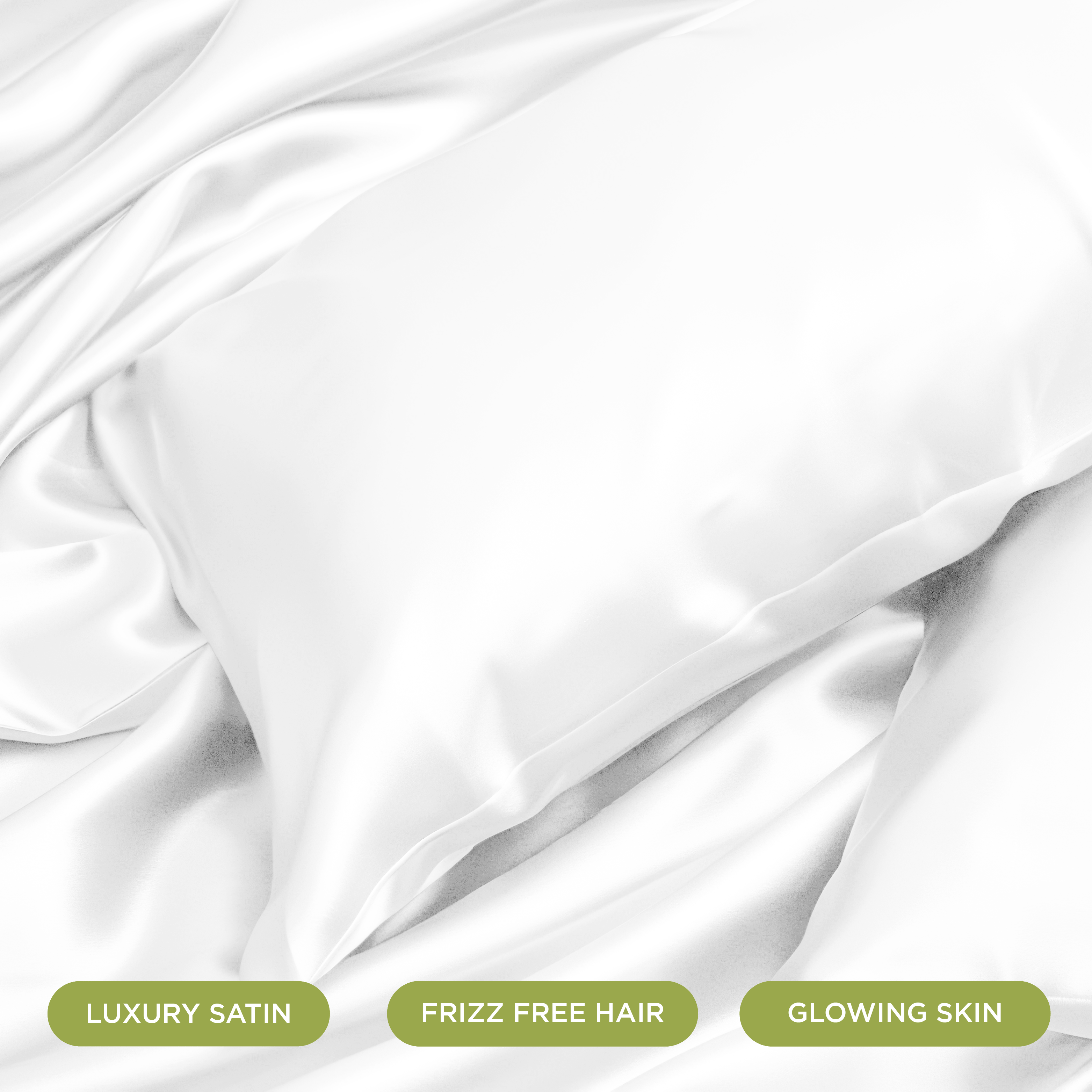 NIGHT PC Satin Vegan Satin Pillowcase