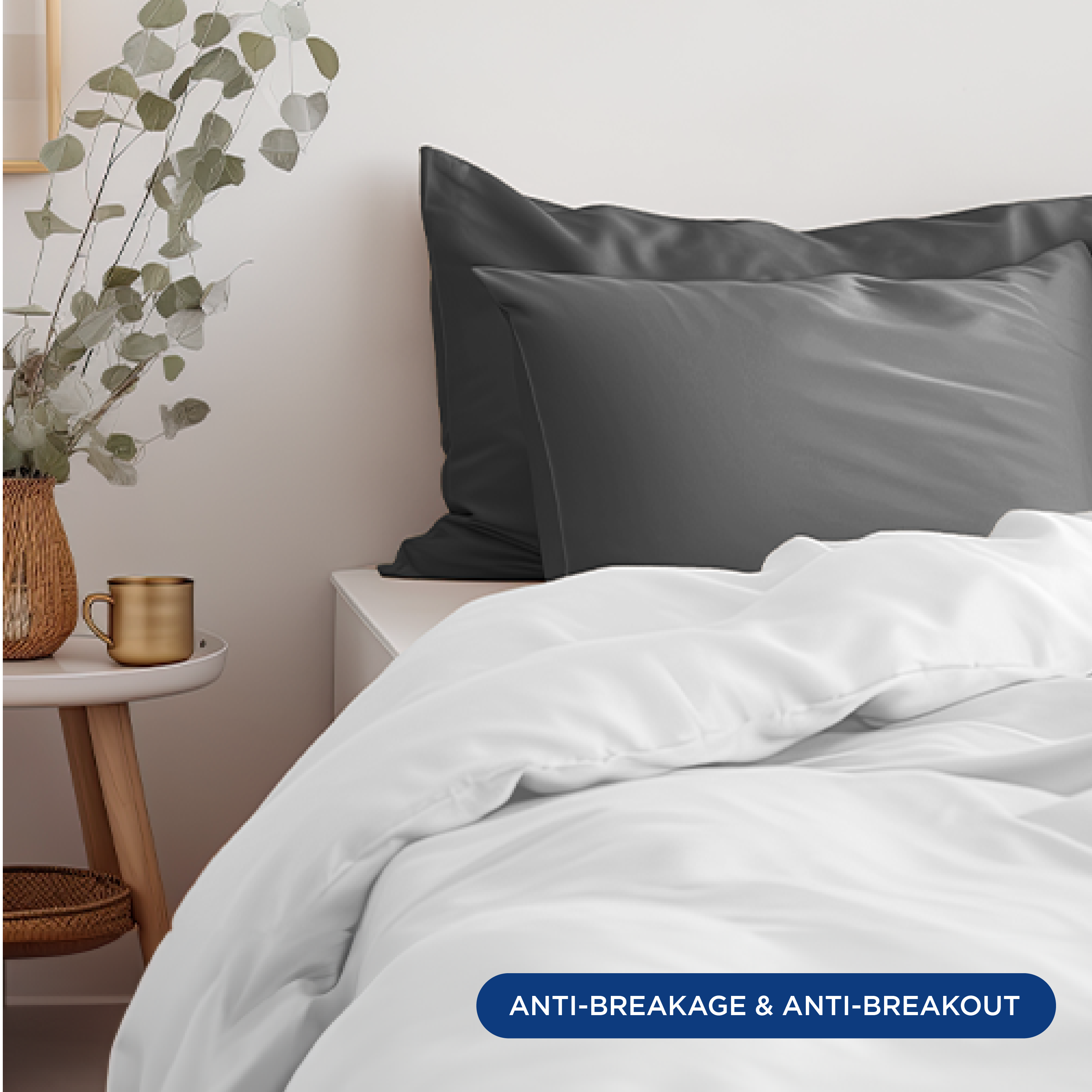 NIGHT PC Silk Silk Cooling Pillowcase