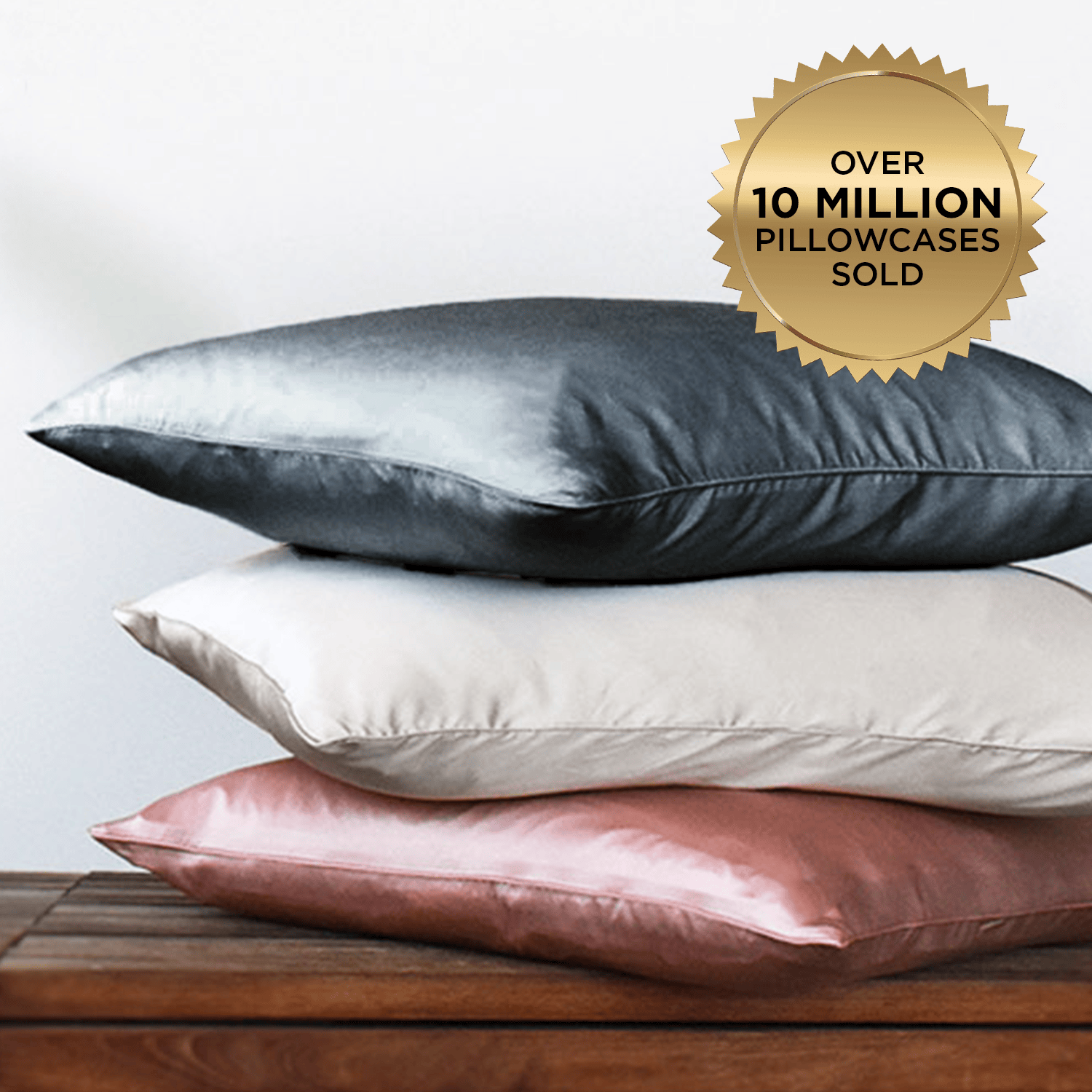 NIGHT PC Silk Silk Pillowcase, 100% Silk, Zipper