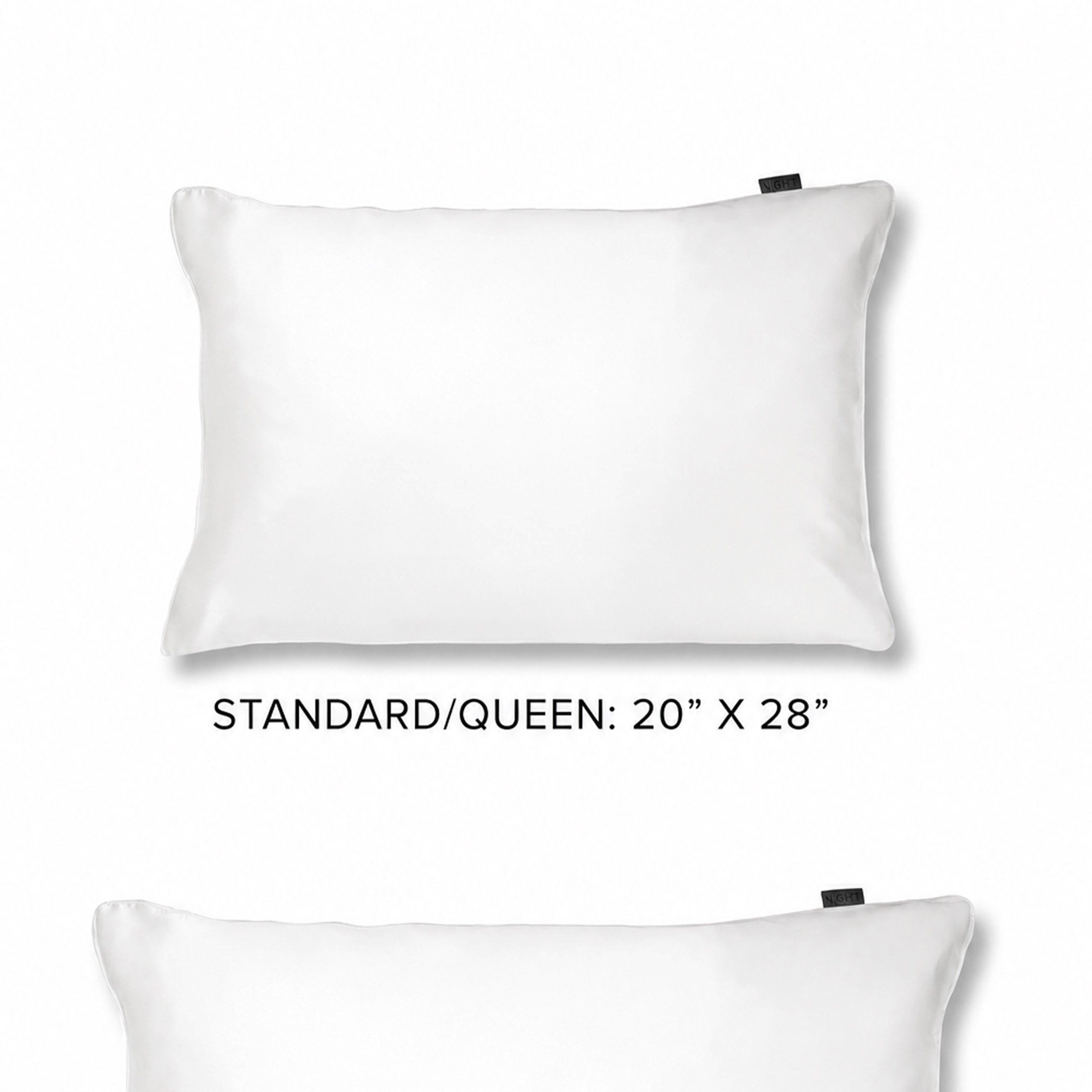 NIGHT PC Silk Silk Pillowcase, 100% Silk, Zipper