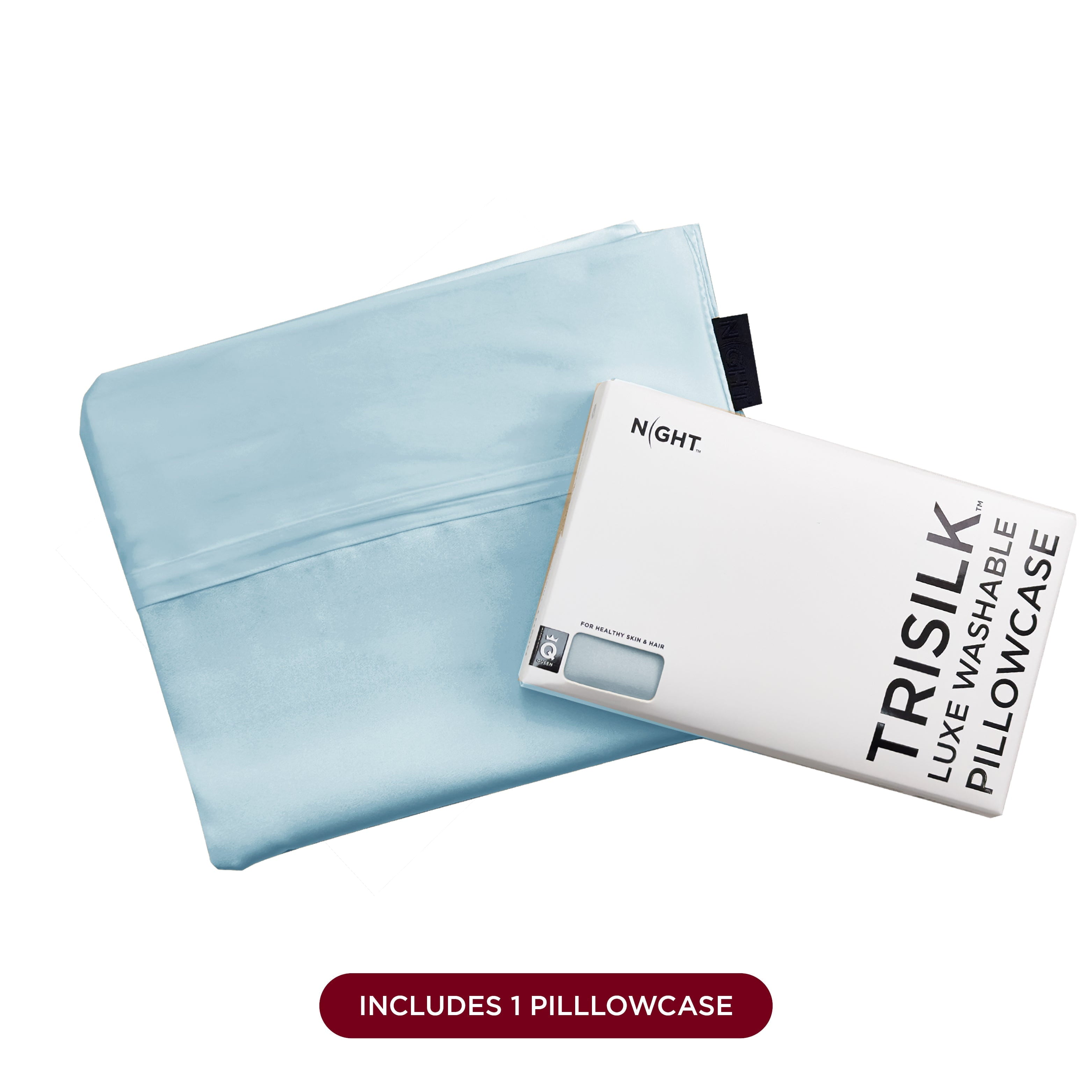 NIGHT PC Silk TriSilk® Washable Pillowcase
