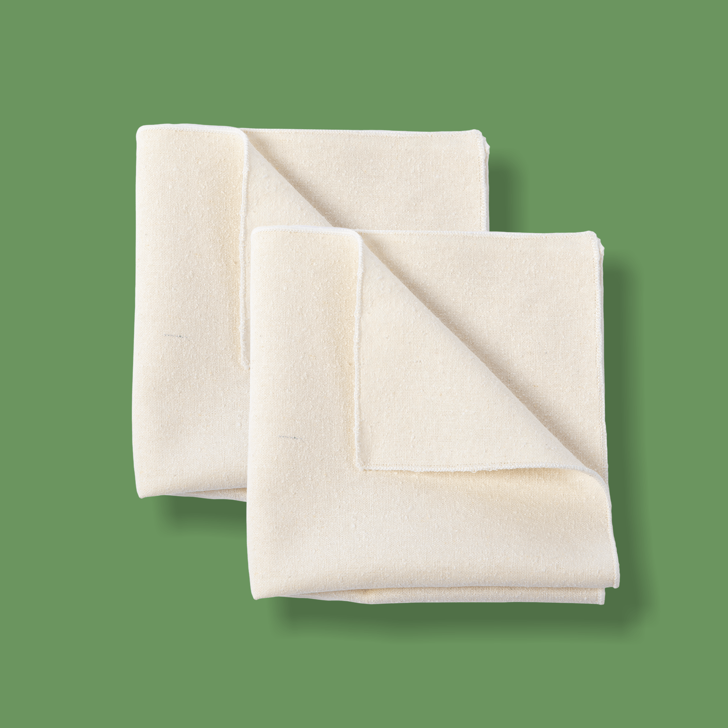 NIGHT Wc Silk Raw Silk Skincare Washcloths - 2 Pack