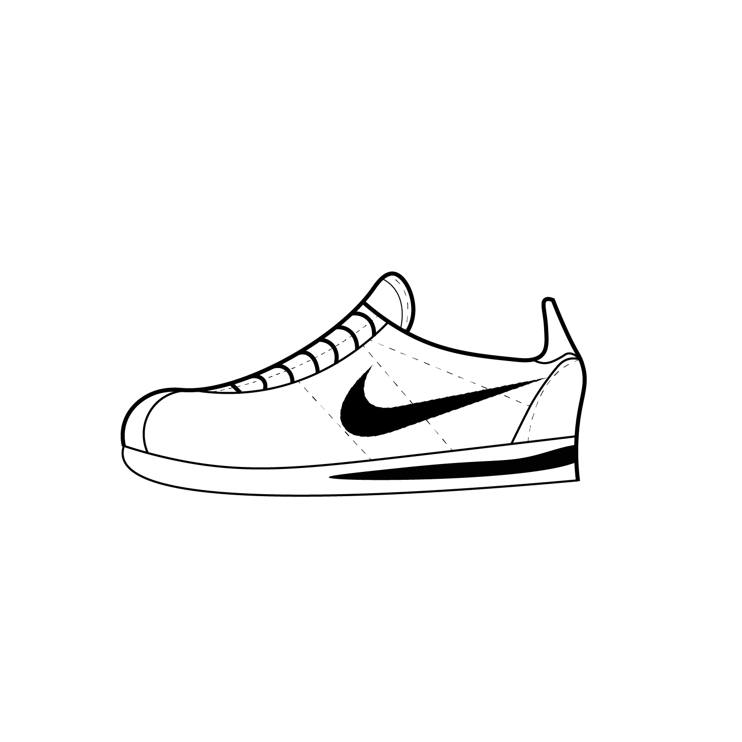 Nike cortez drawing best sale