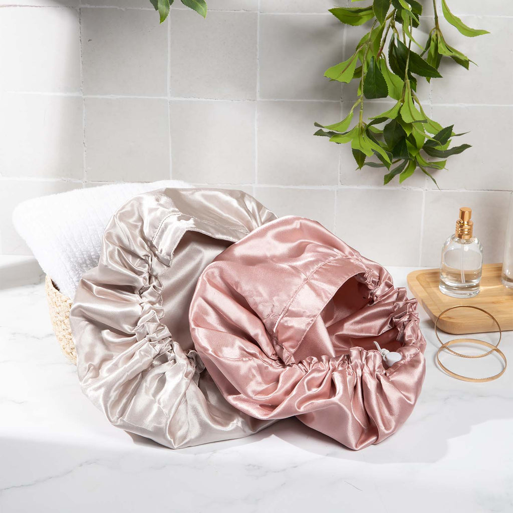 NIGHT Duplicate Satin Shower Cap