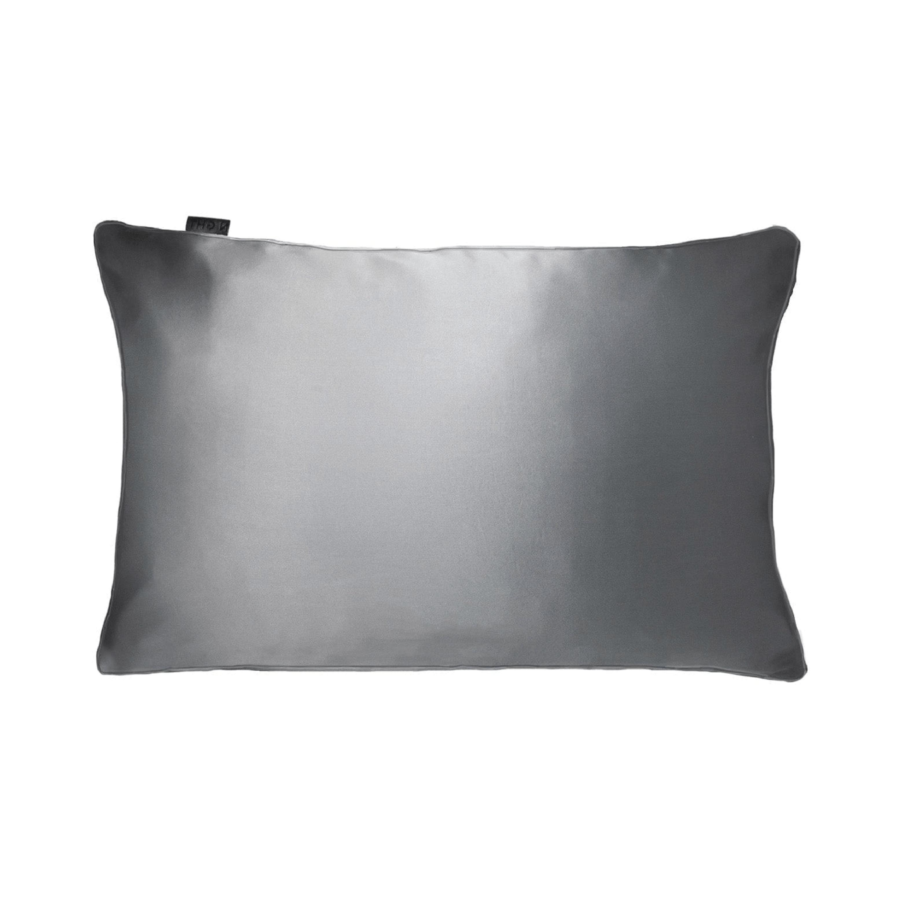 NIGHT PC Silk Std/Qn / Gunmetal Luxe Silk Pillowcase