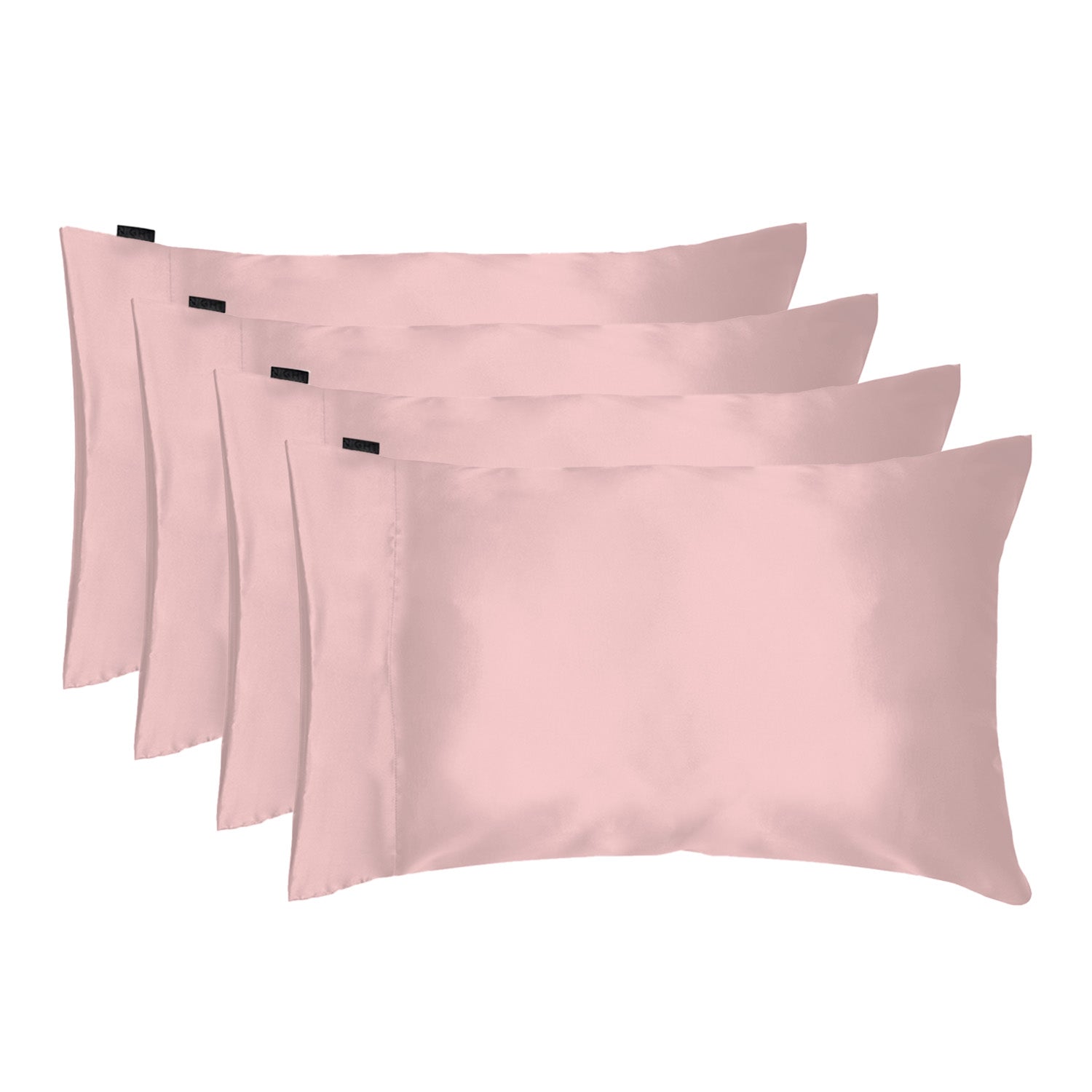 NIGHT Duplicate Standard/Queen / Blush Satin Washable Pillowcase - 4PK