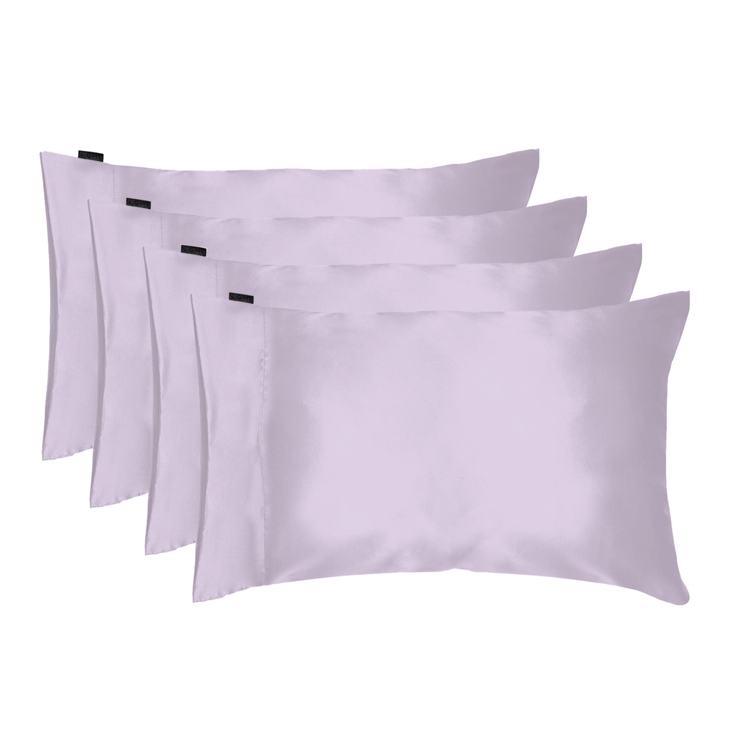 NIGHT Duplicate Standard/Queen / Lavender Satin Washable Pillowcase - 4PK