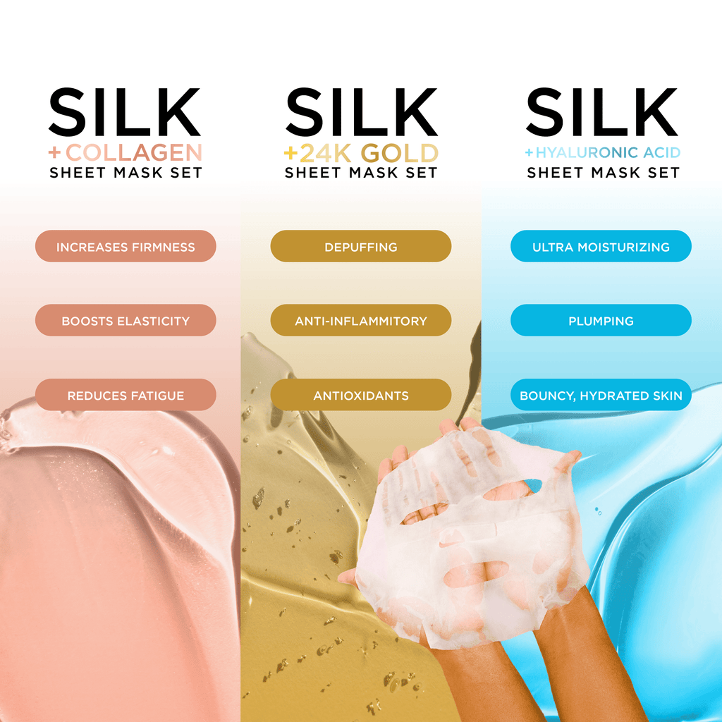 NIGHT Sheet Mask Silk + Collagen Sheet Masks