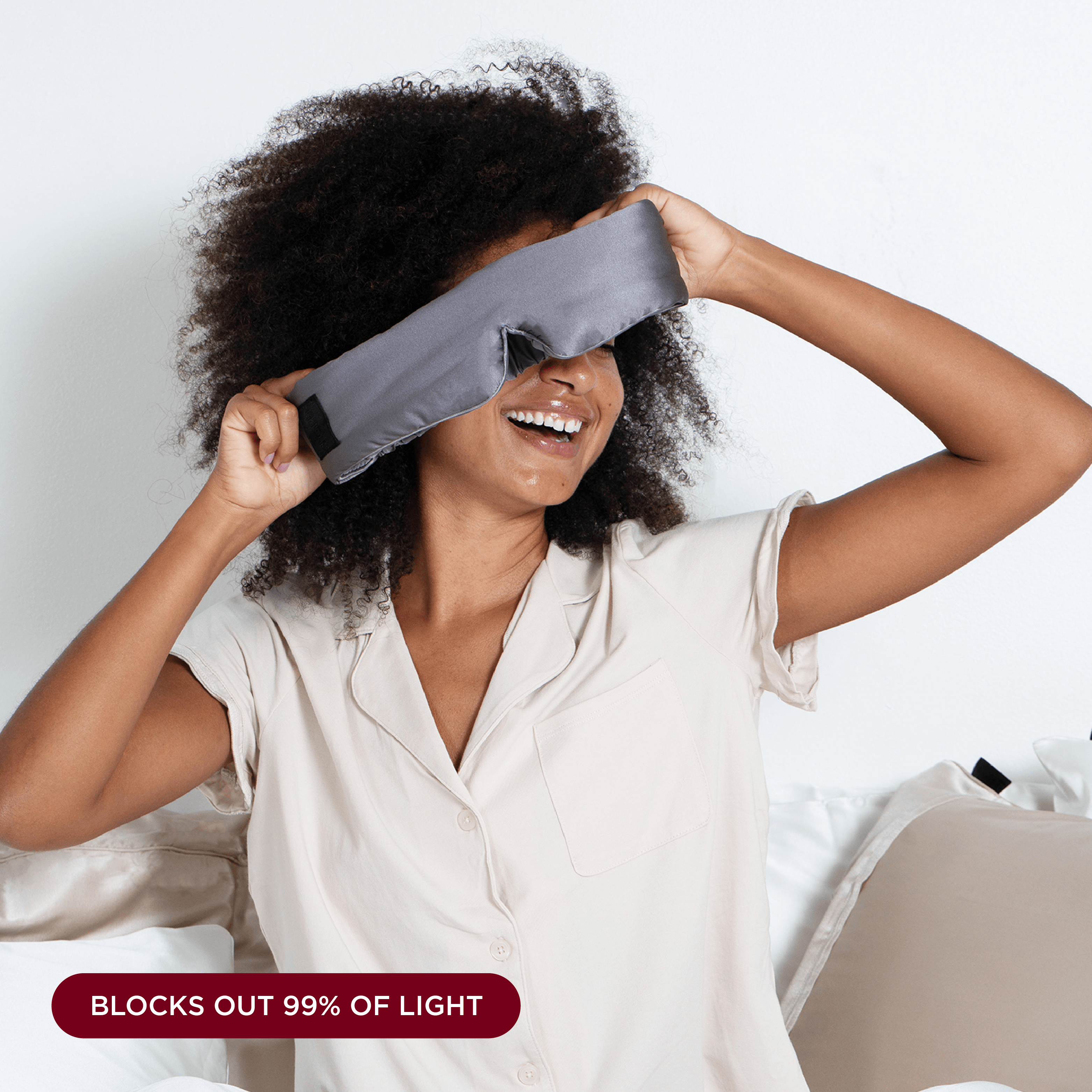 NIGHT Eyemask Silk Oversized Eyemask