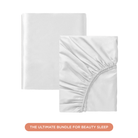 NIGHT Duplicate Satin Washable Sheets (2PC Bundle)