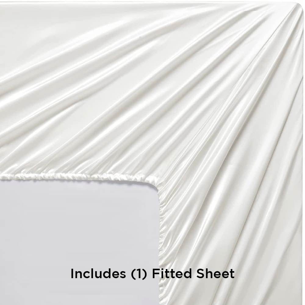 NIGHT SH Satin Satin Washable Sheet (Separates)