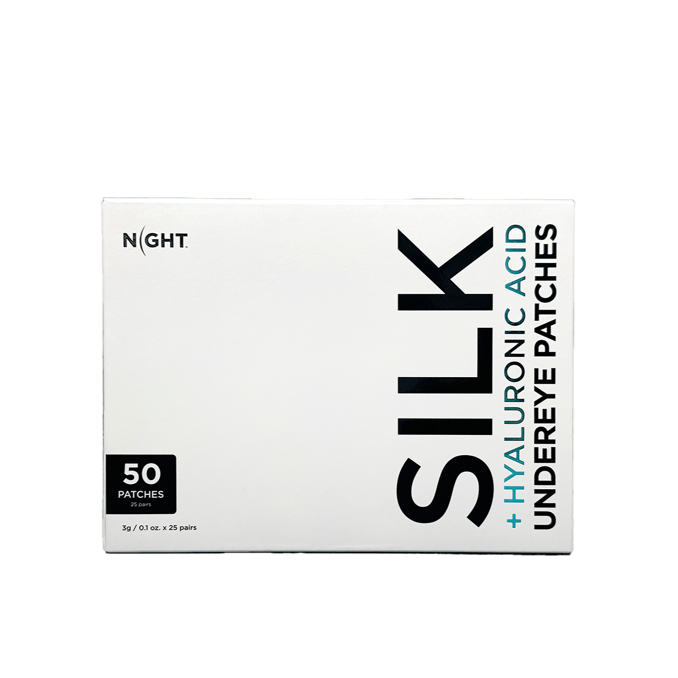 NIGHT Duplicate 50pk Silk +Hyaluronic Acid Undereye Patches