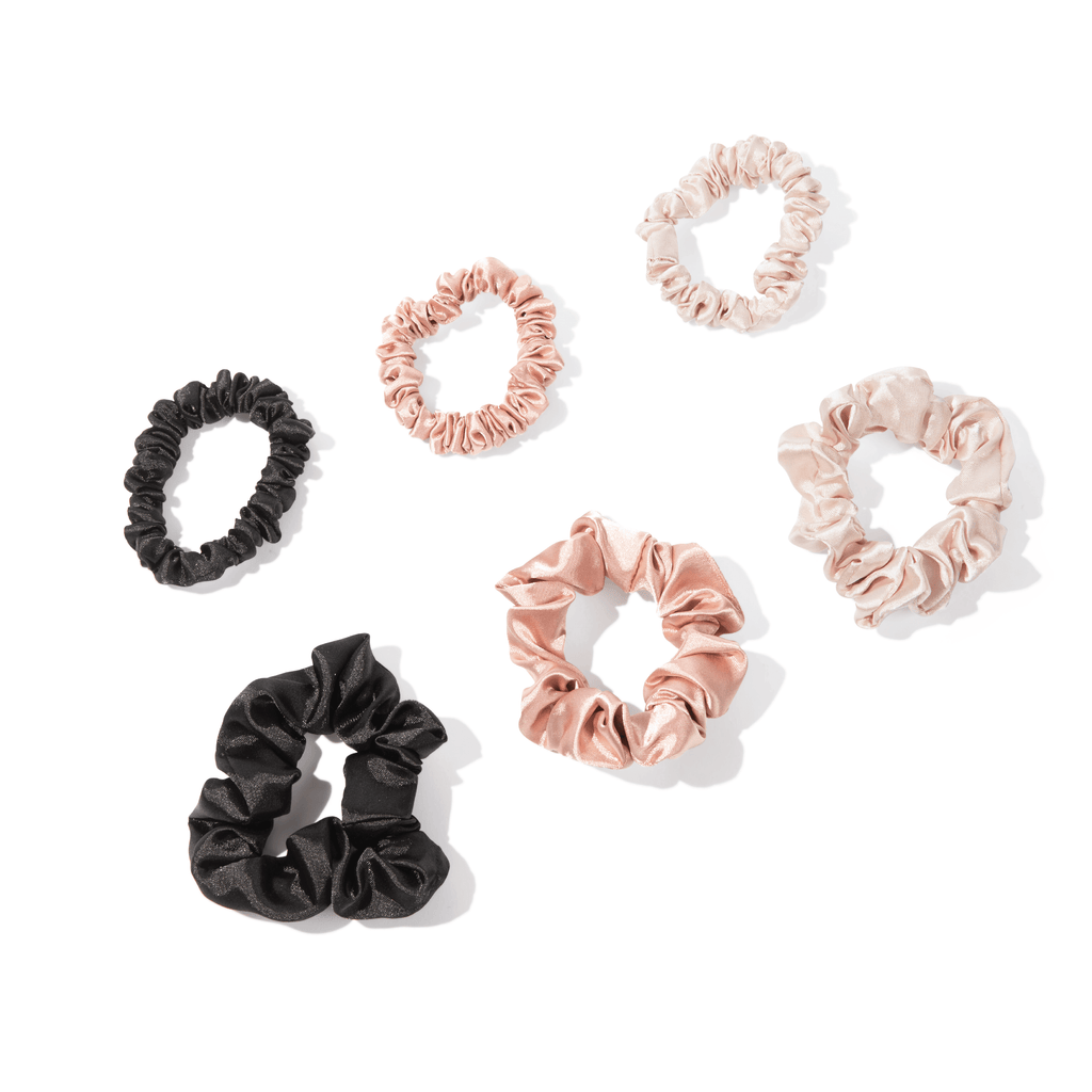 scrunchies flat lay