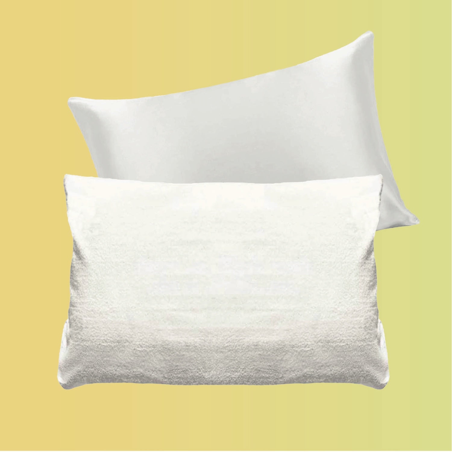 MEND PC Wet/Dry WHITE / S/Q Satin Wet to Dry Pillowcase