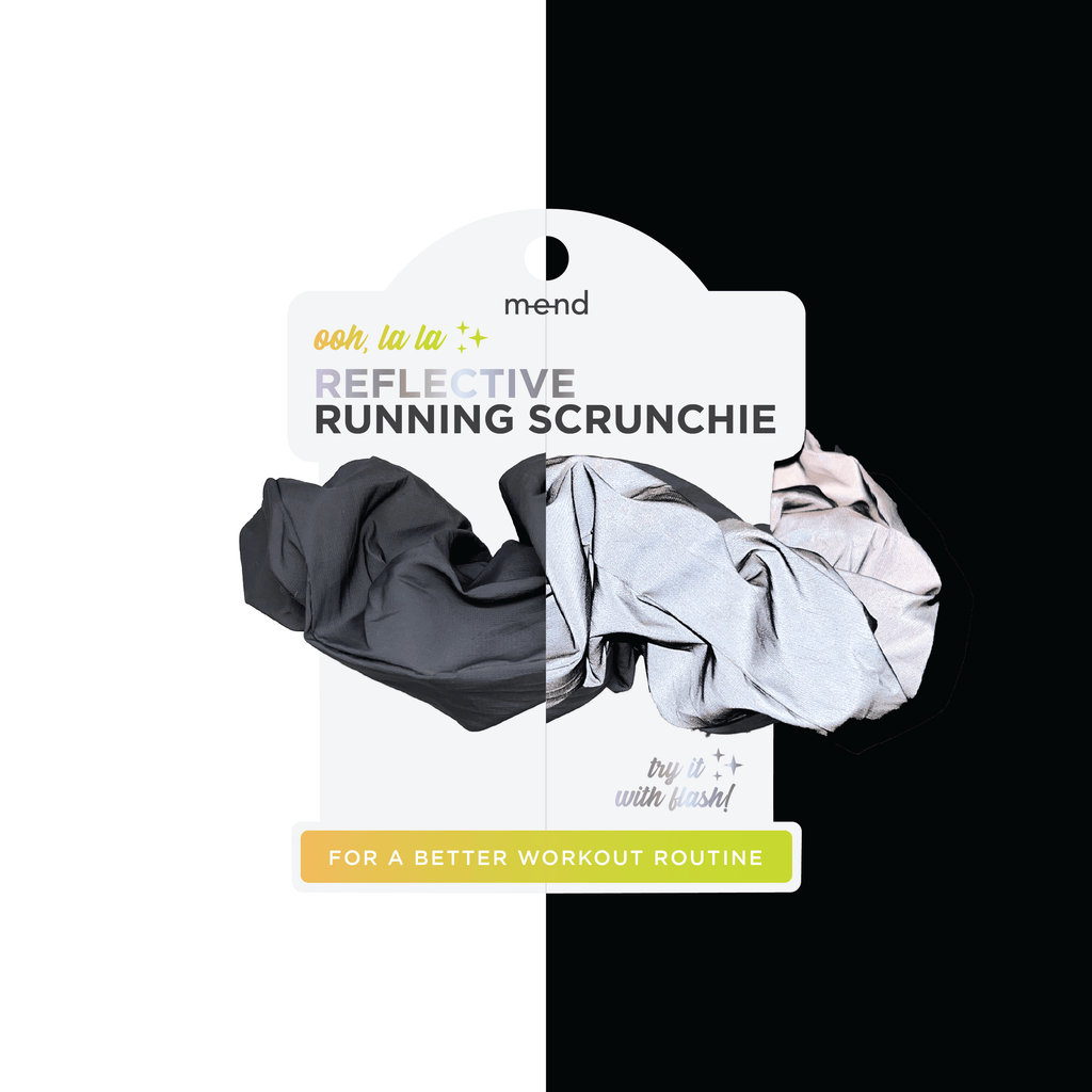 MEND Duplicate Reflective Running Scrunchie