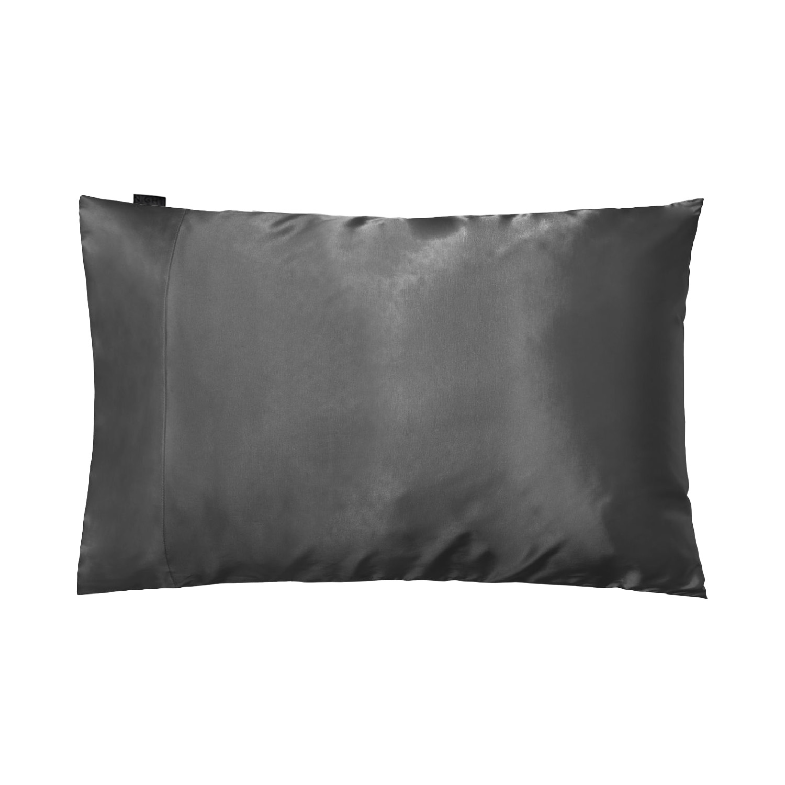 NIGHT PC Silk Standard/Queen / Gunmetal Nonslip Silk Pillowcase