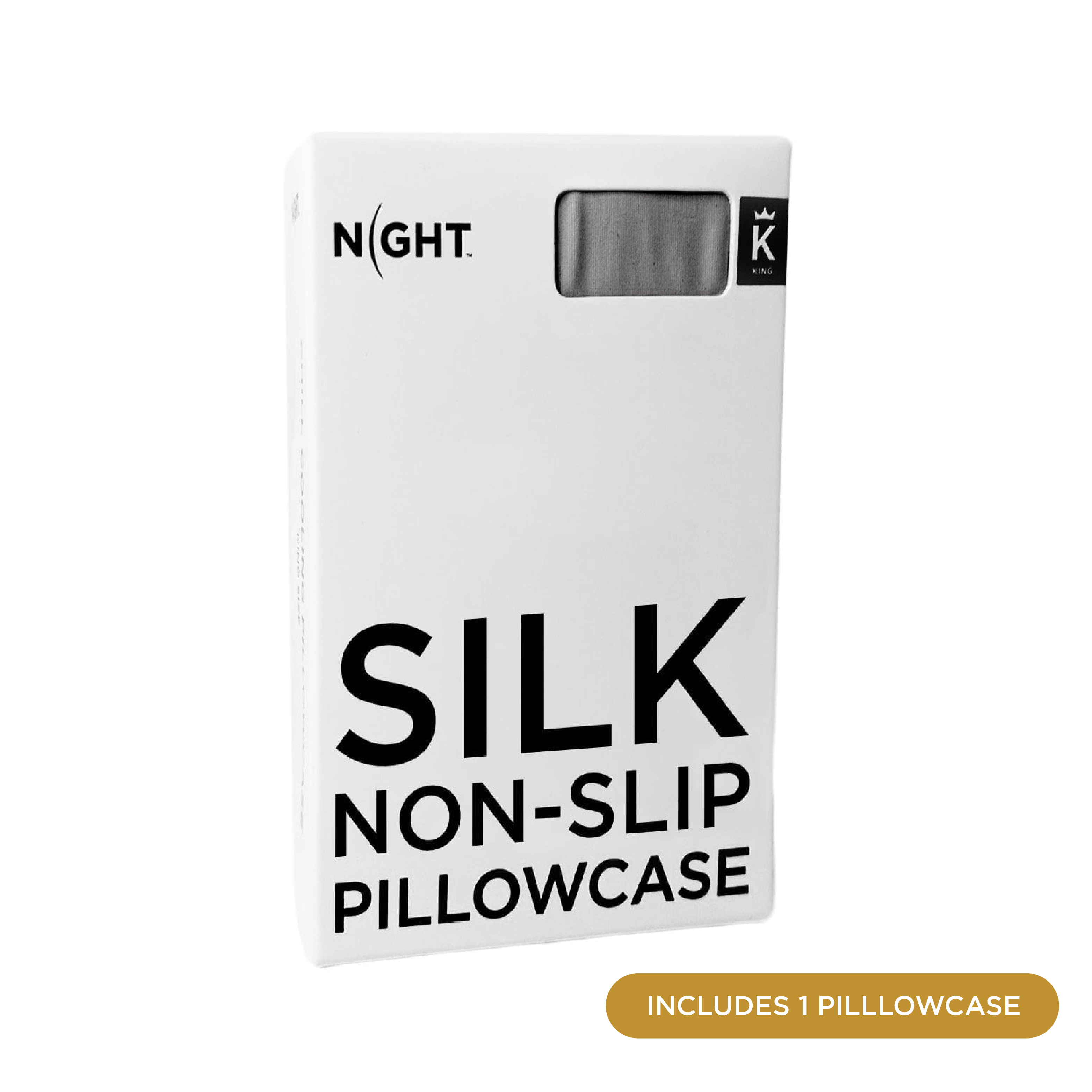 NIGHT PC Silk Nonslip Silk Pillowcase