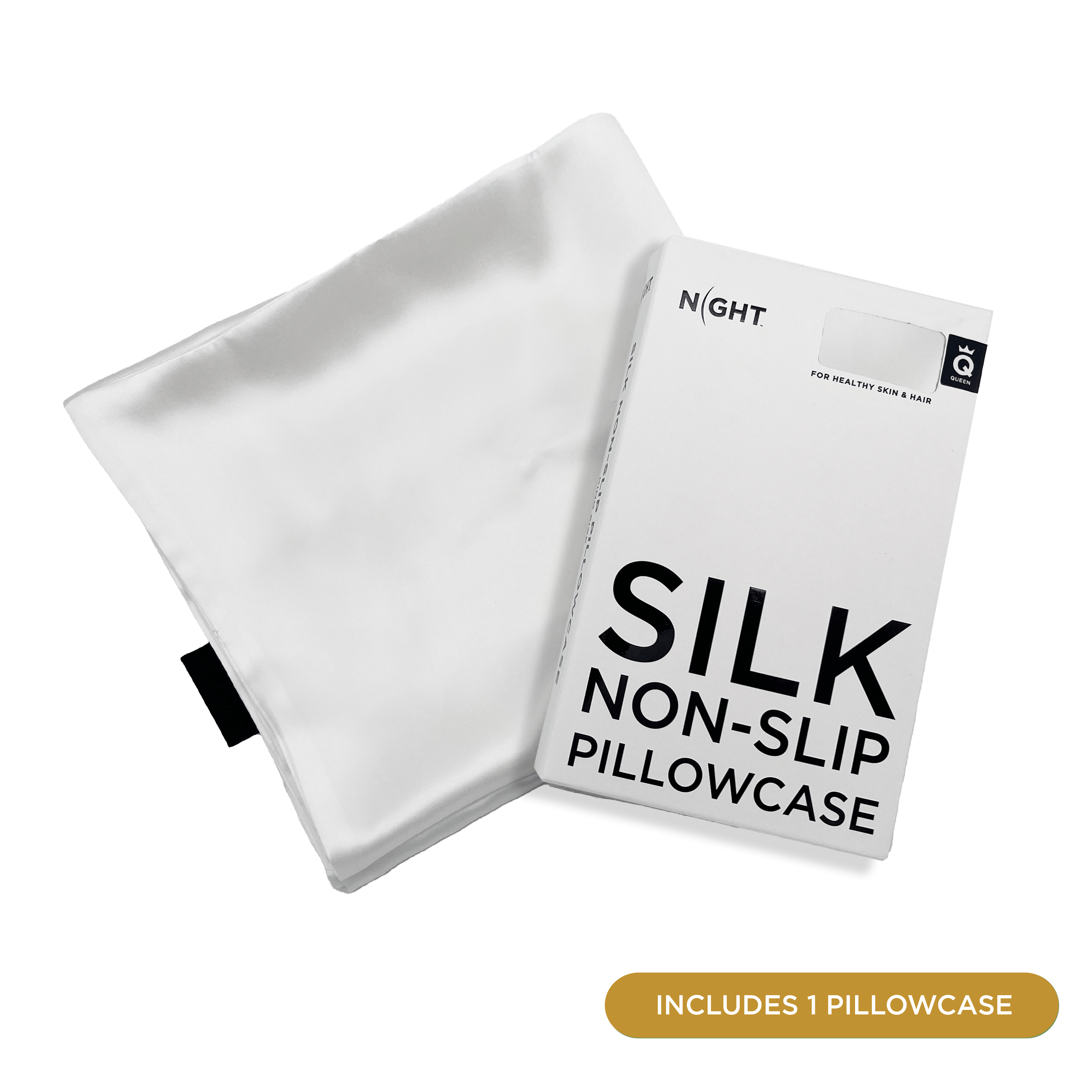 NIGHT PC Silk Nonslip Silk Pillowcase