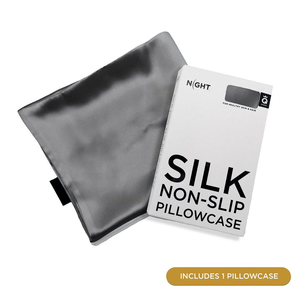 NIGHT PC Silk Nonslip Silk Pillowcase