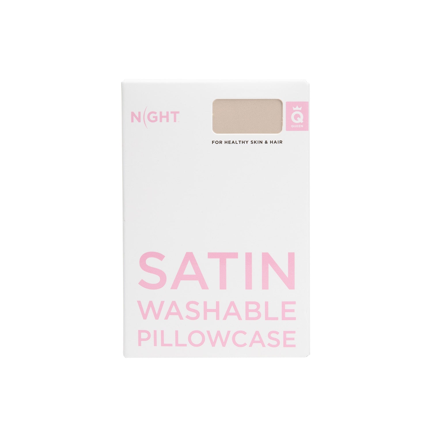 NIGHT Duplicate Satin Washable Pillowcase - 4PK