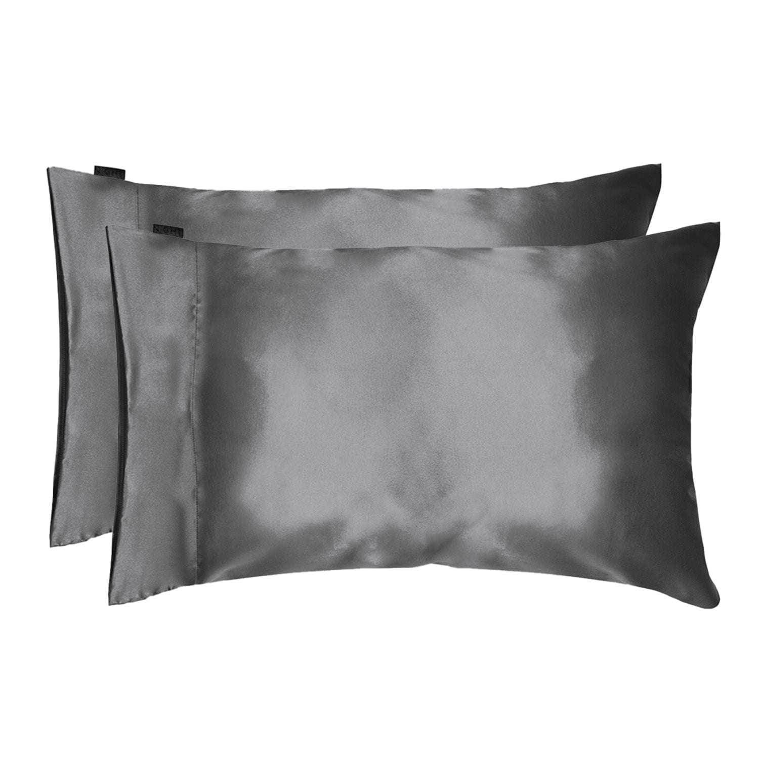 NIGHT Duplicate King / Gunmetal Satin Washable Pillowcase (2PK)