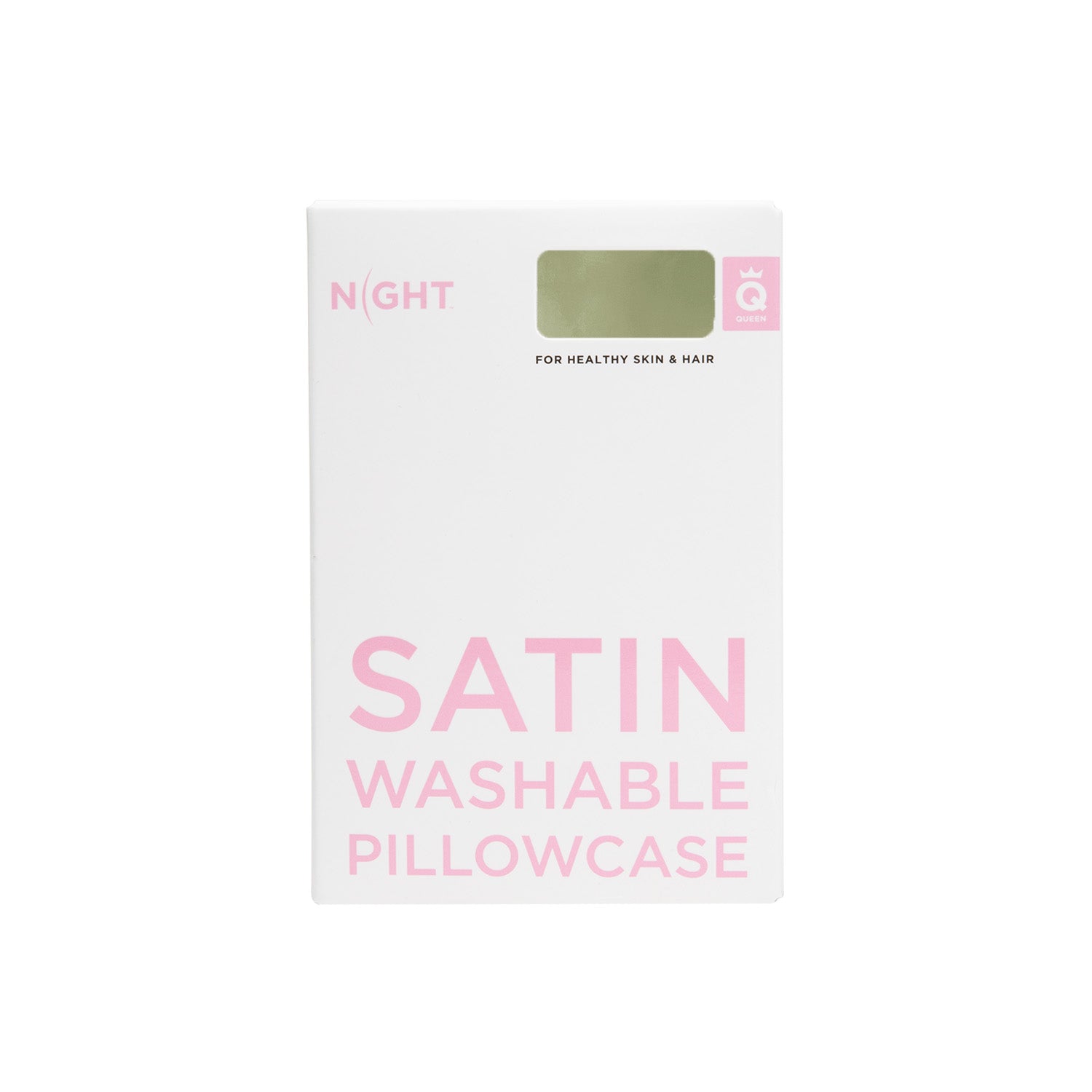 NIGHT Duplicate Satin Washable Pillowcase - 4PK