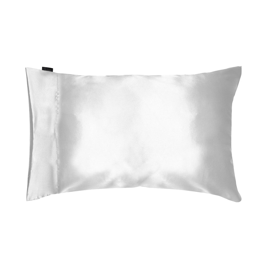 White satin pillowcase