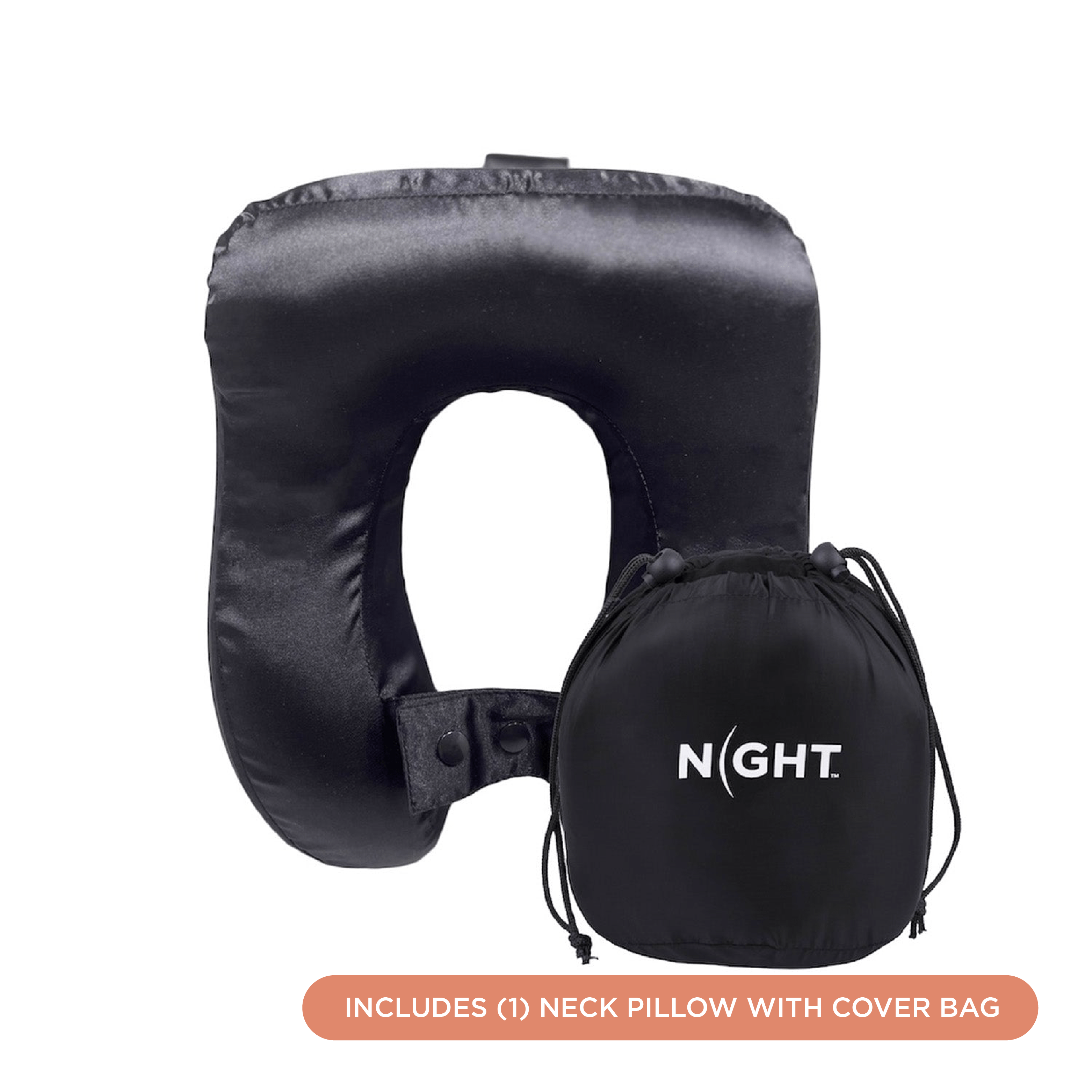 NIGHT TRVL PLW Satin Travel Pillow