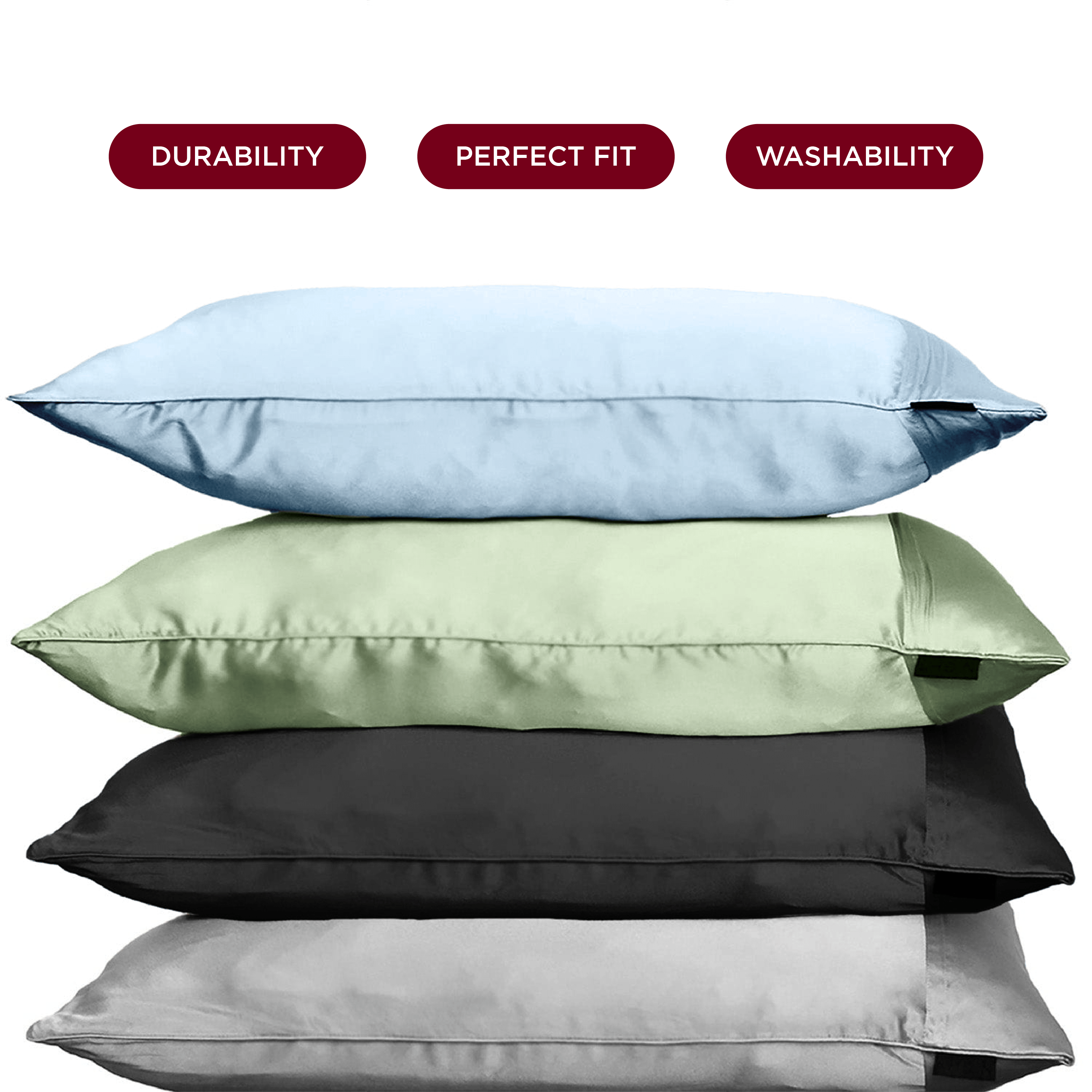 NIGHT PC Silk TriSilk™ Washable Pillowcase