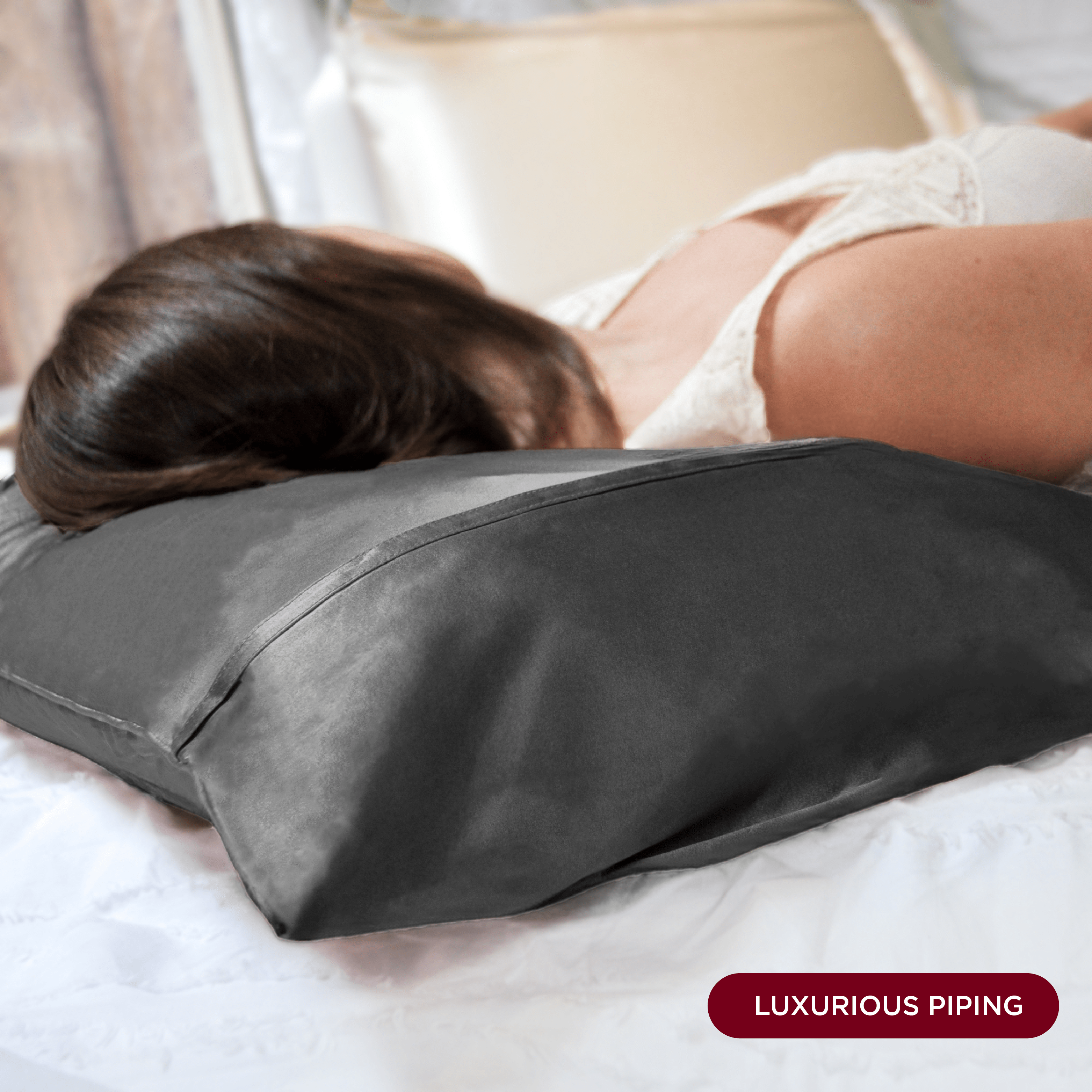 NIGHT PC Silk TriSilk™ Washable Pillowcase