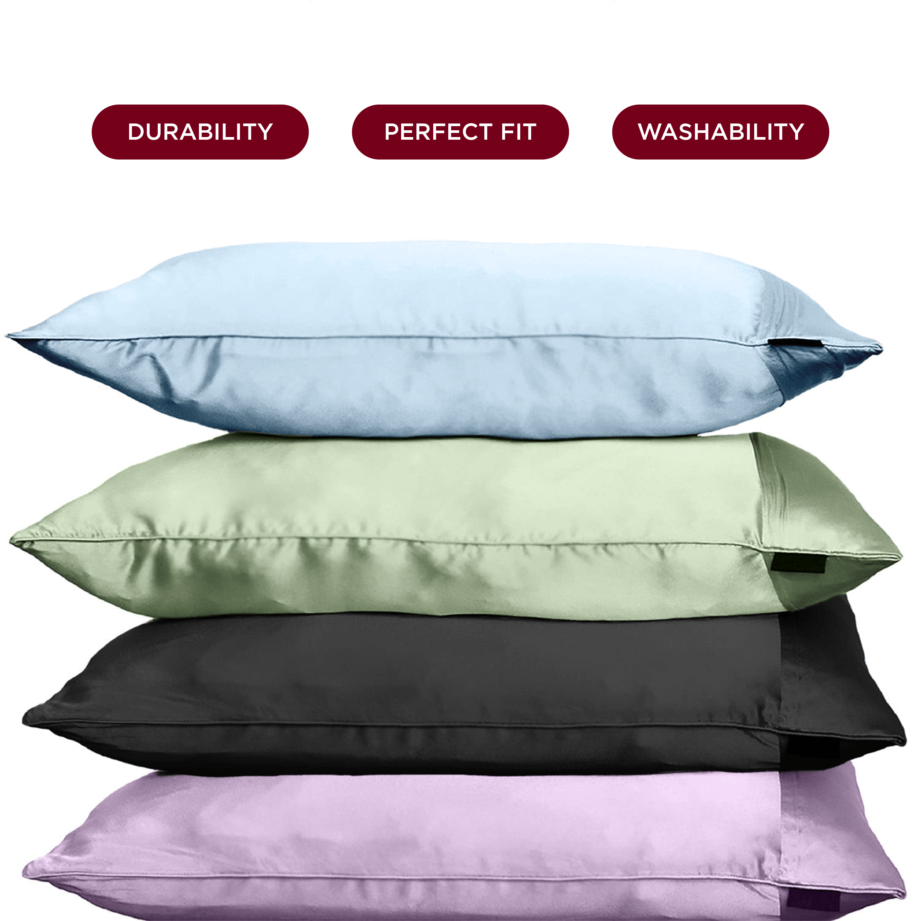 NIGHT PC Silk TriSilk™ Washable Pillowcase