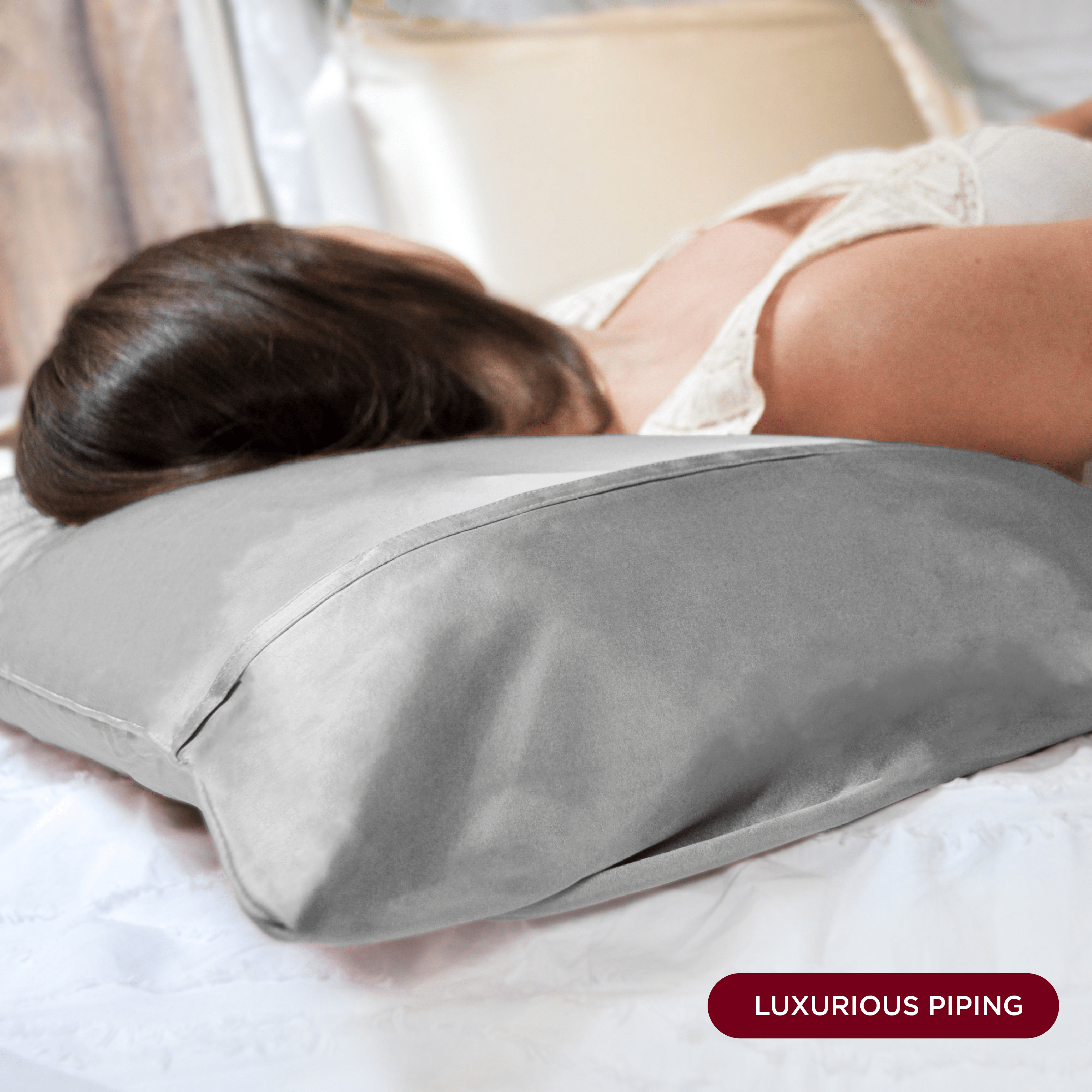 NIGHT PC Silk TriSilk™ Washable Pillowcase