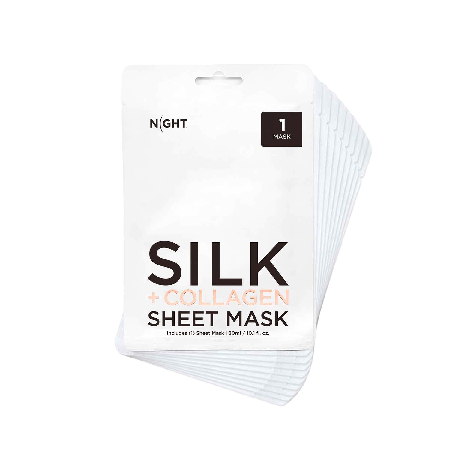 NIGHT Sheet Mask Silk + Collagen Sheet Masks